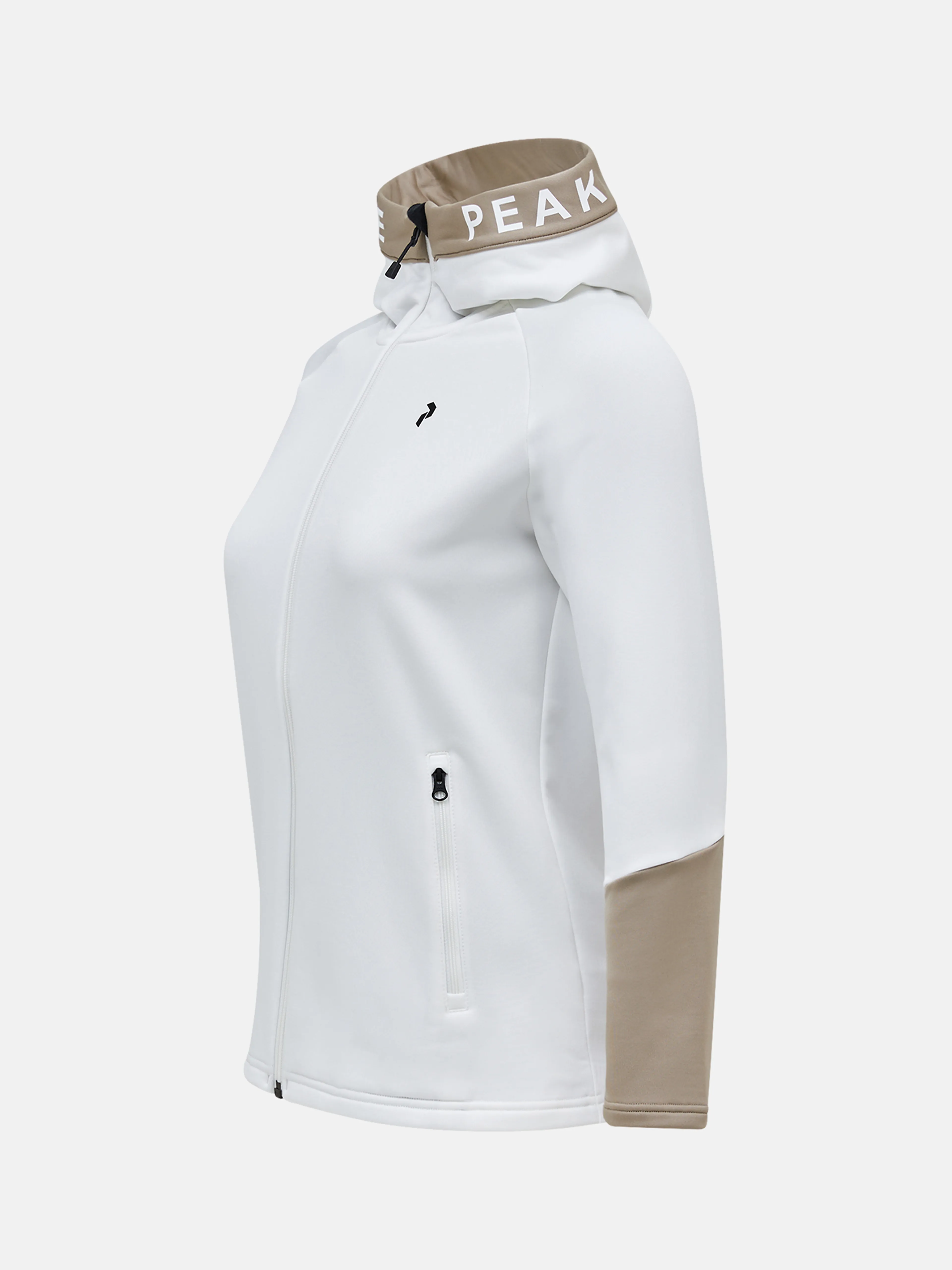 W Rider Mid Zip Hood