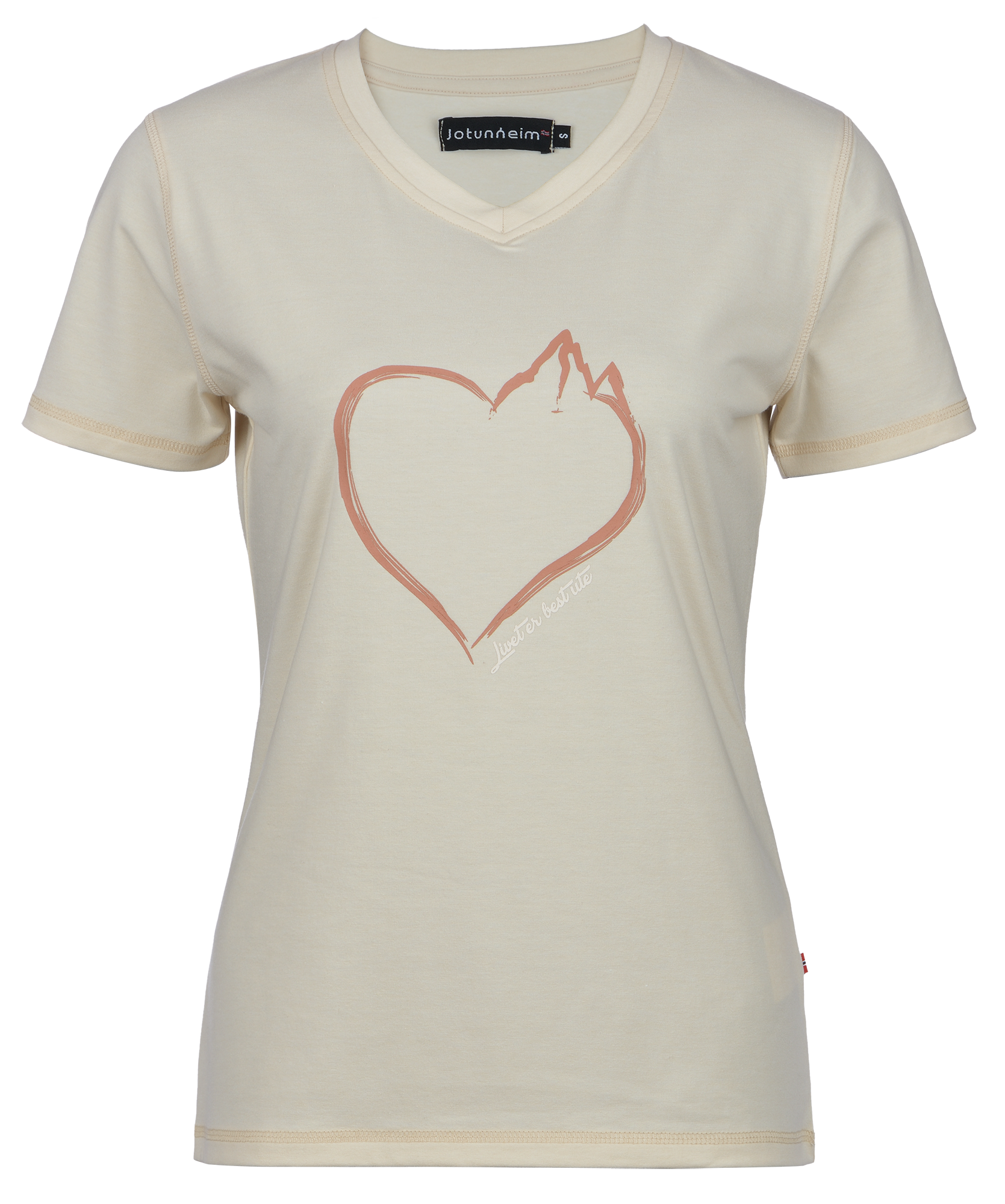 Varde T-shirt m print dame
