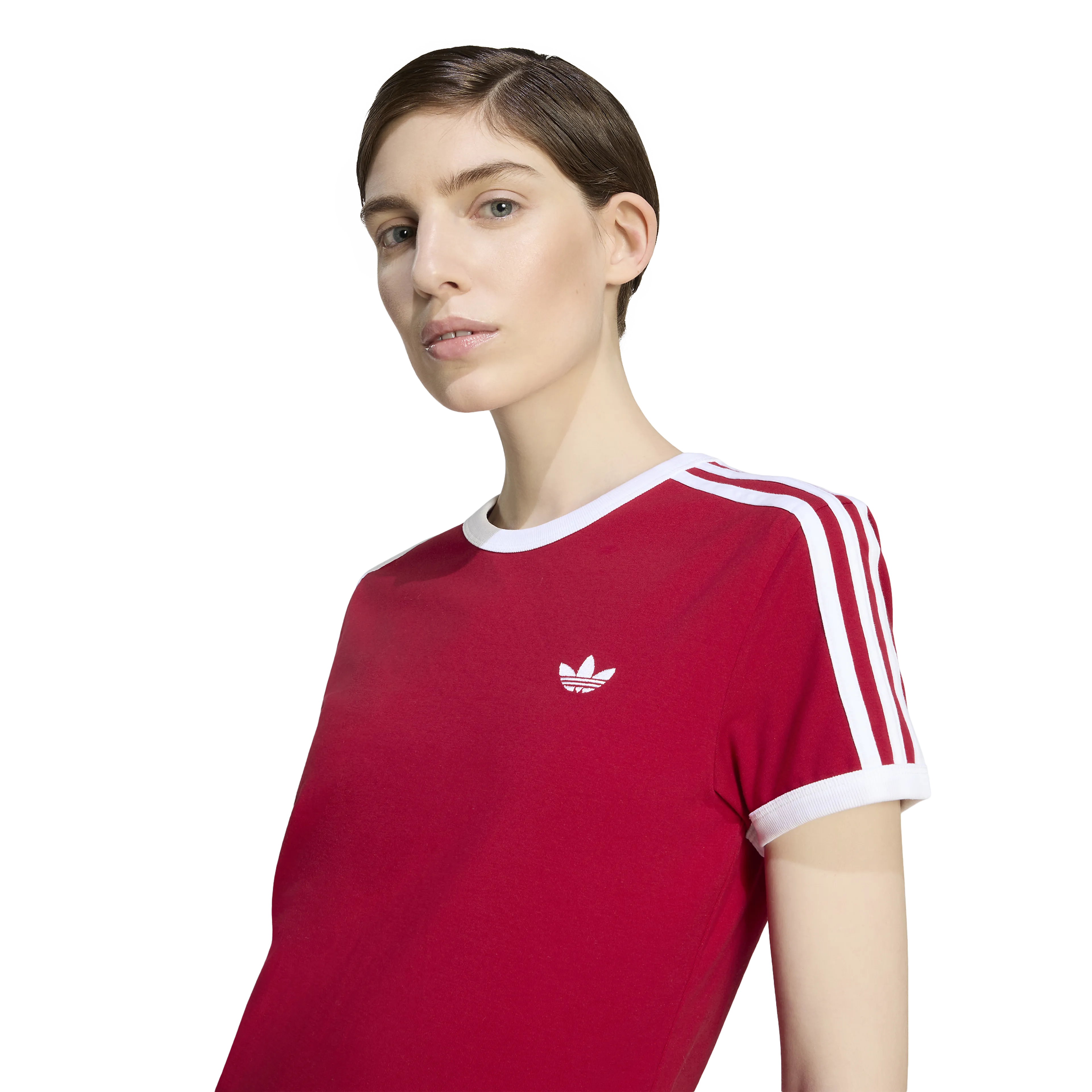 3 STRIPES SLIM T-Shirt Dame