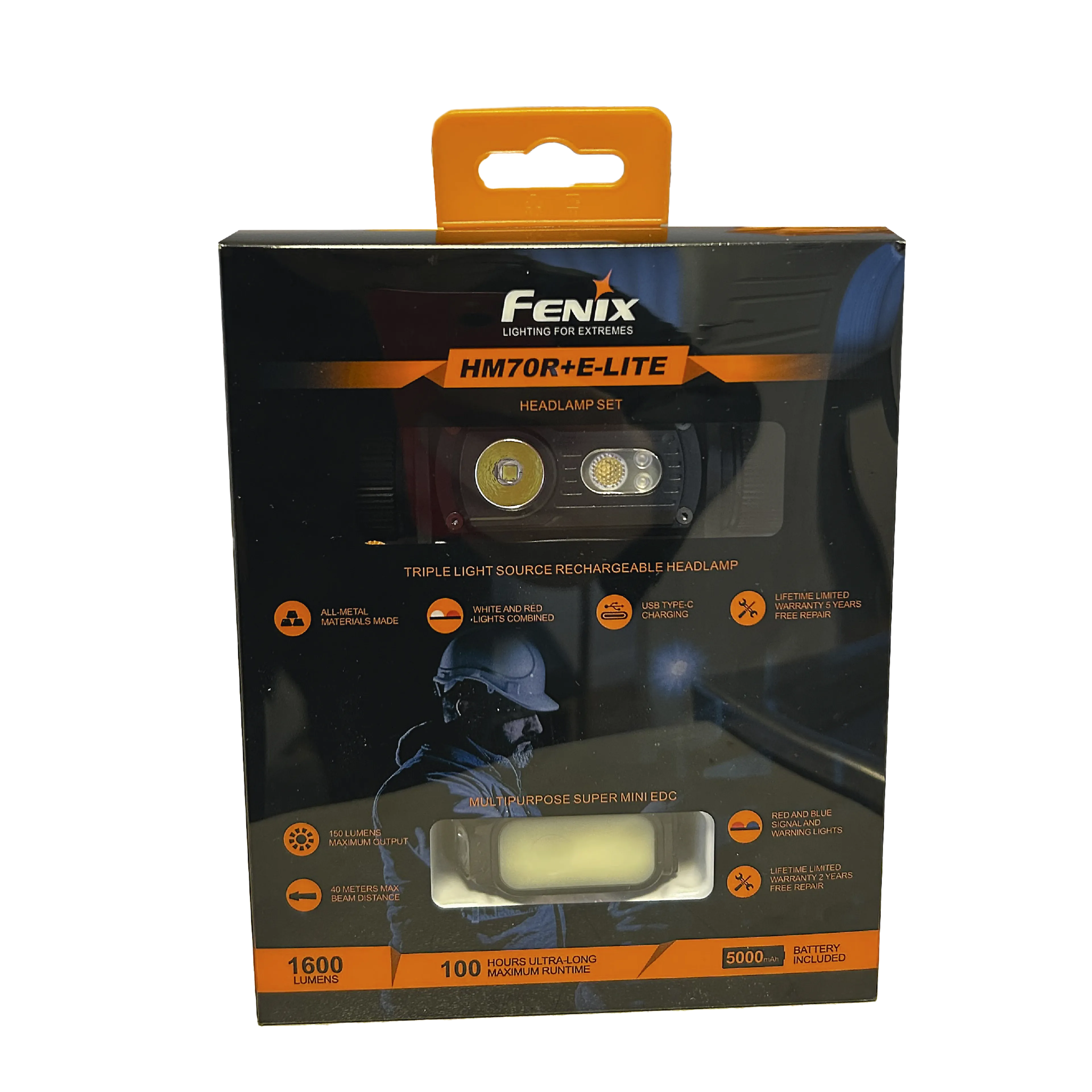 HM70R HODELYKT 1600 lm LED USB-C