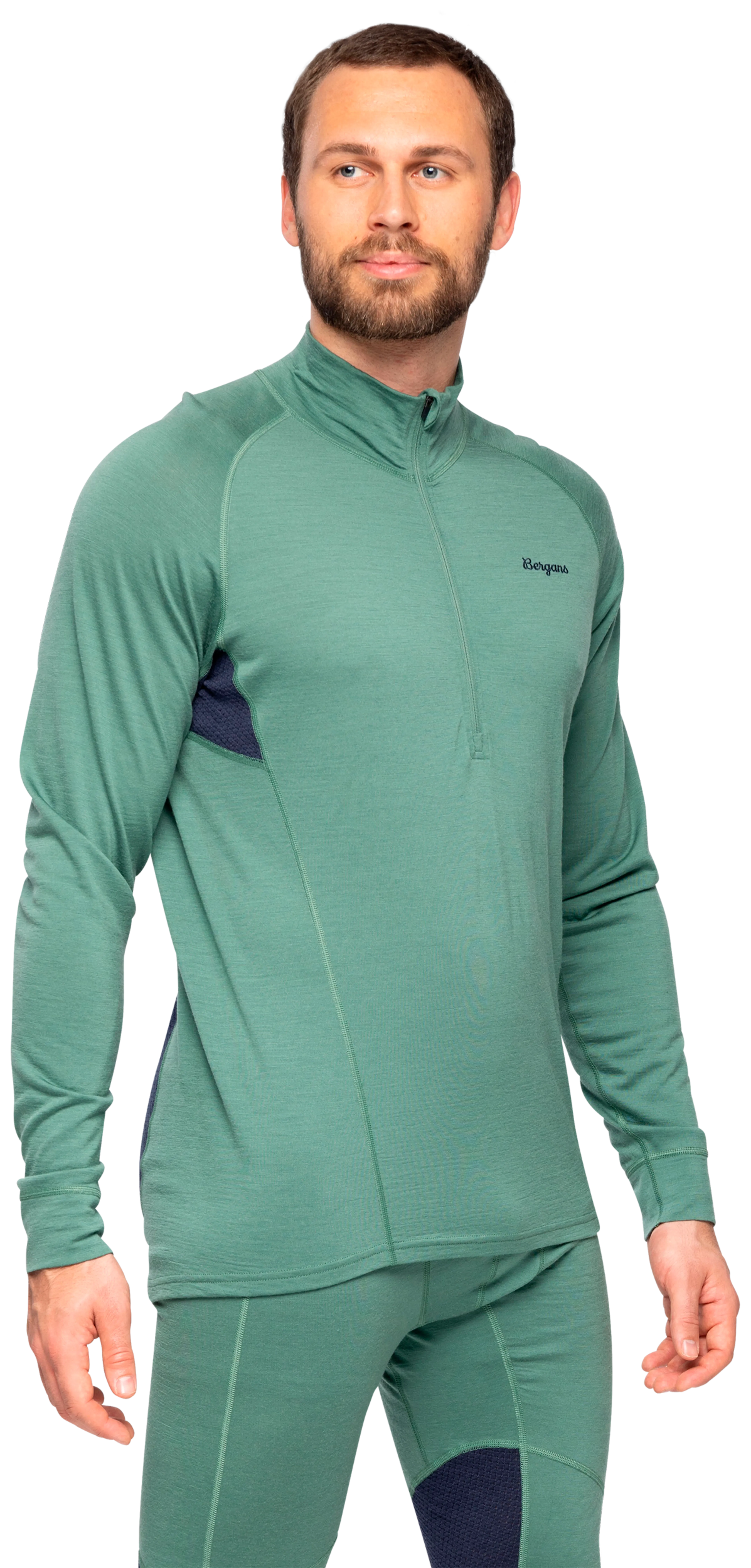 Inner:Pure Merino Half Zip Men