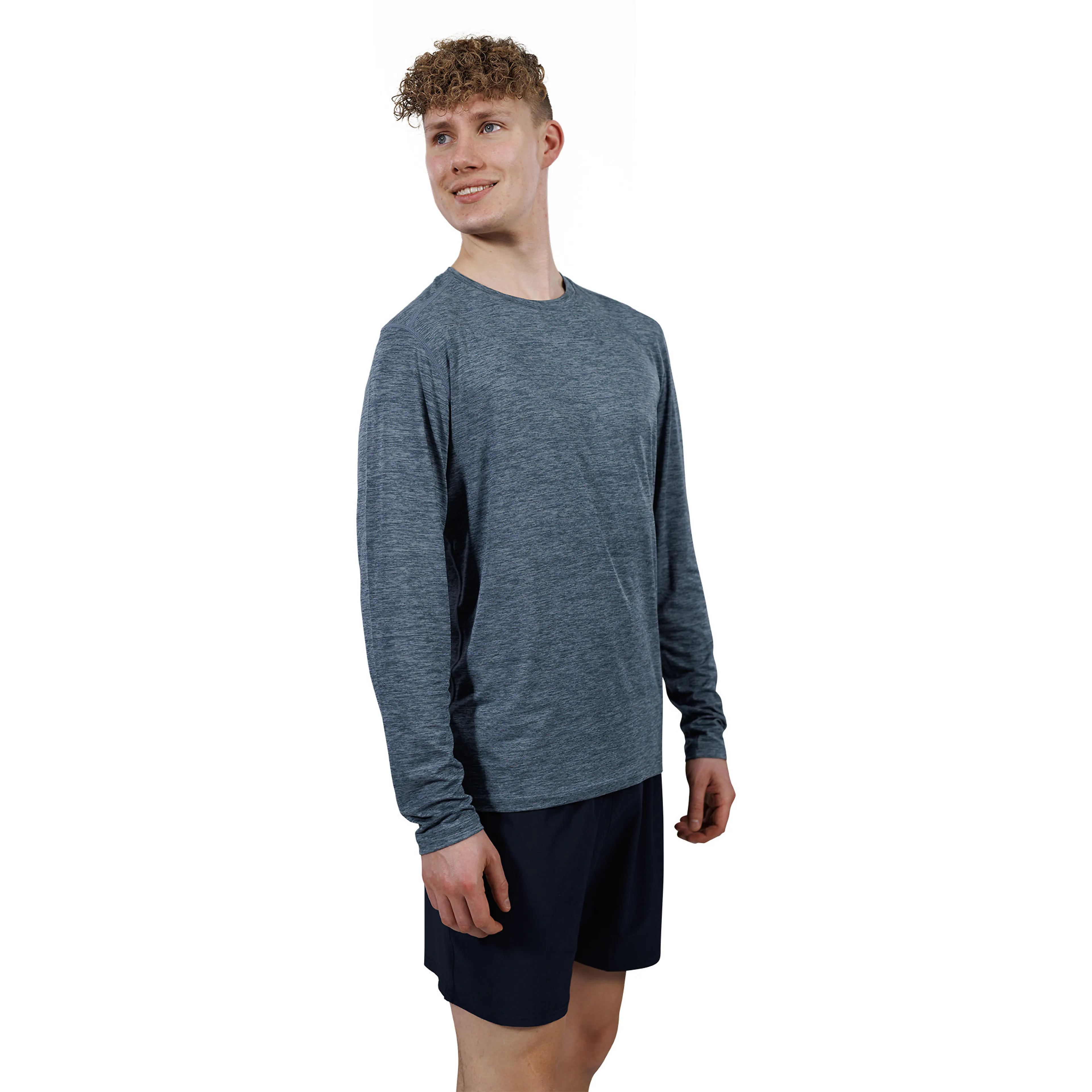 Sapporo M Melange L-S Tee