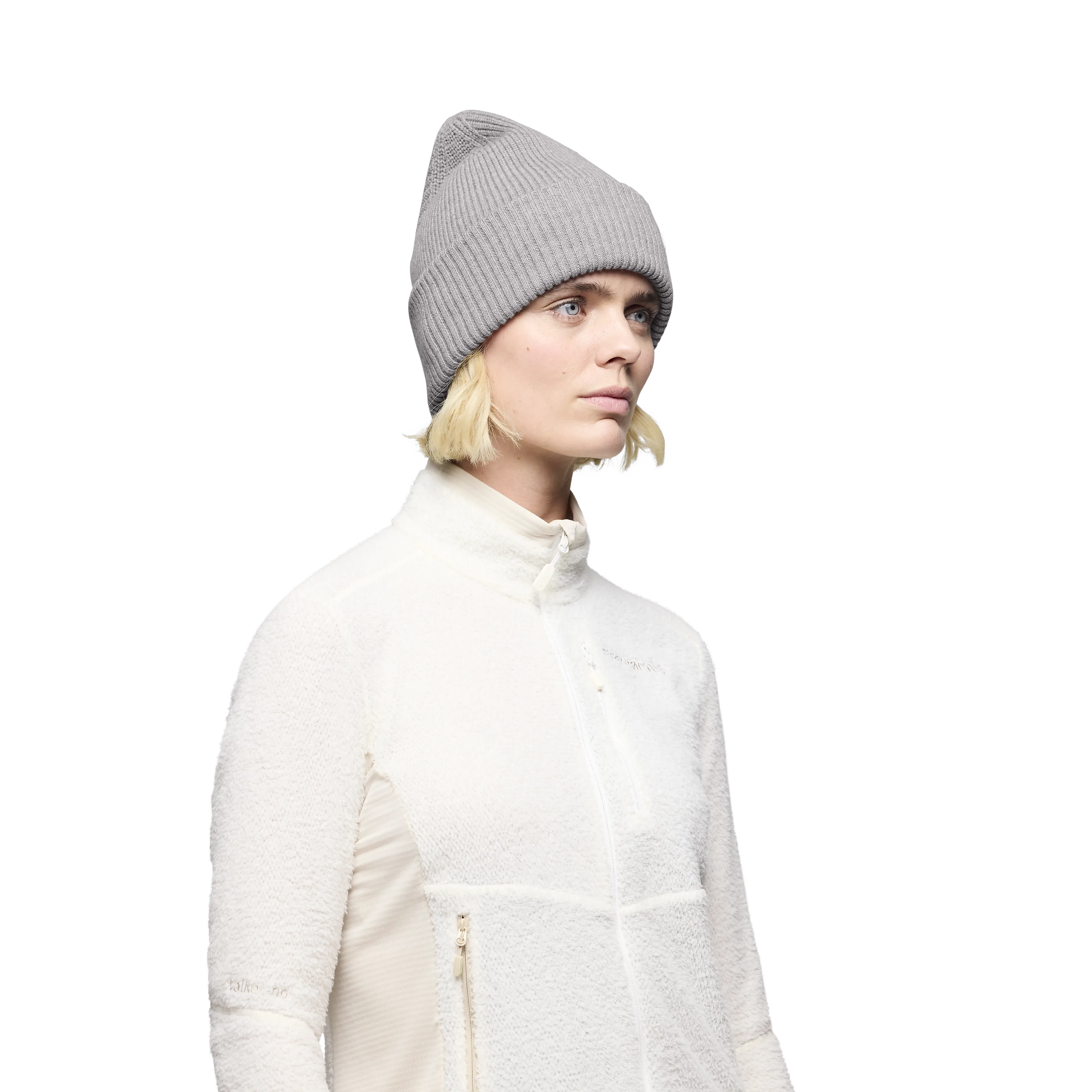 /29 heavy merinoUll contrast Beanie