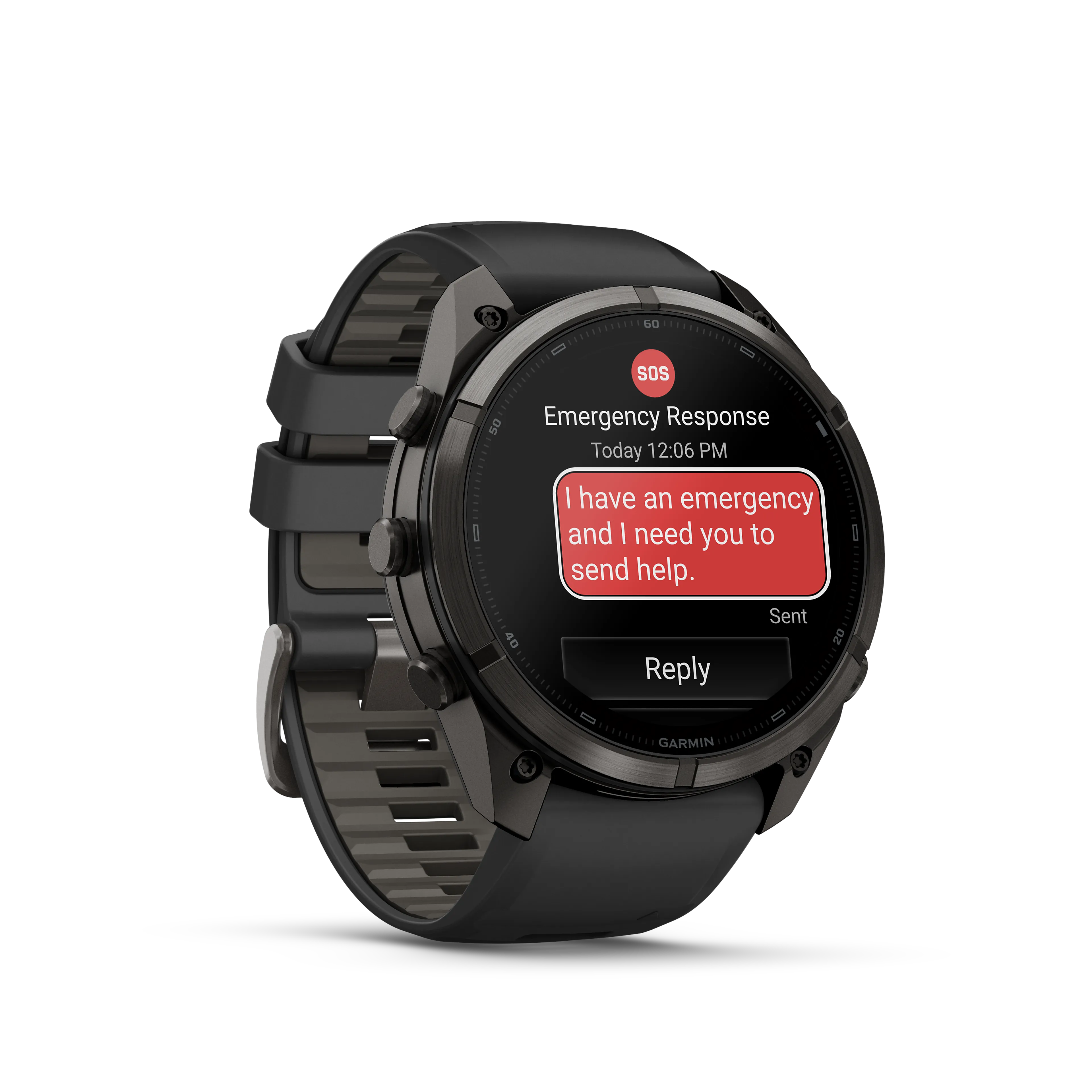 Fenix 9 Pro  inReach, 51 mm, Carbon gray DLC titanium with black/pebble gray silicone band