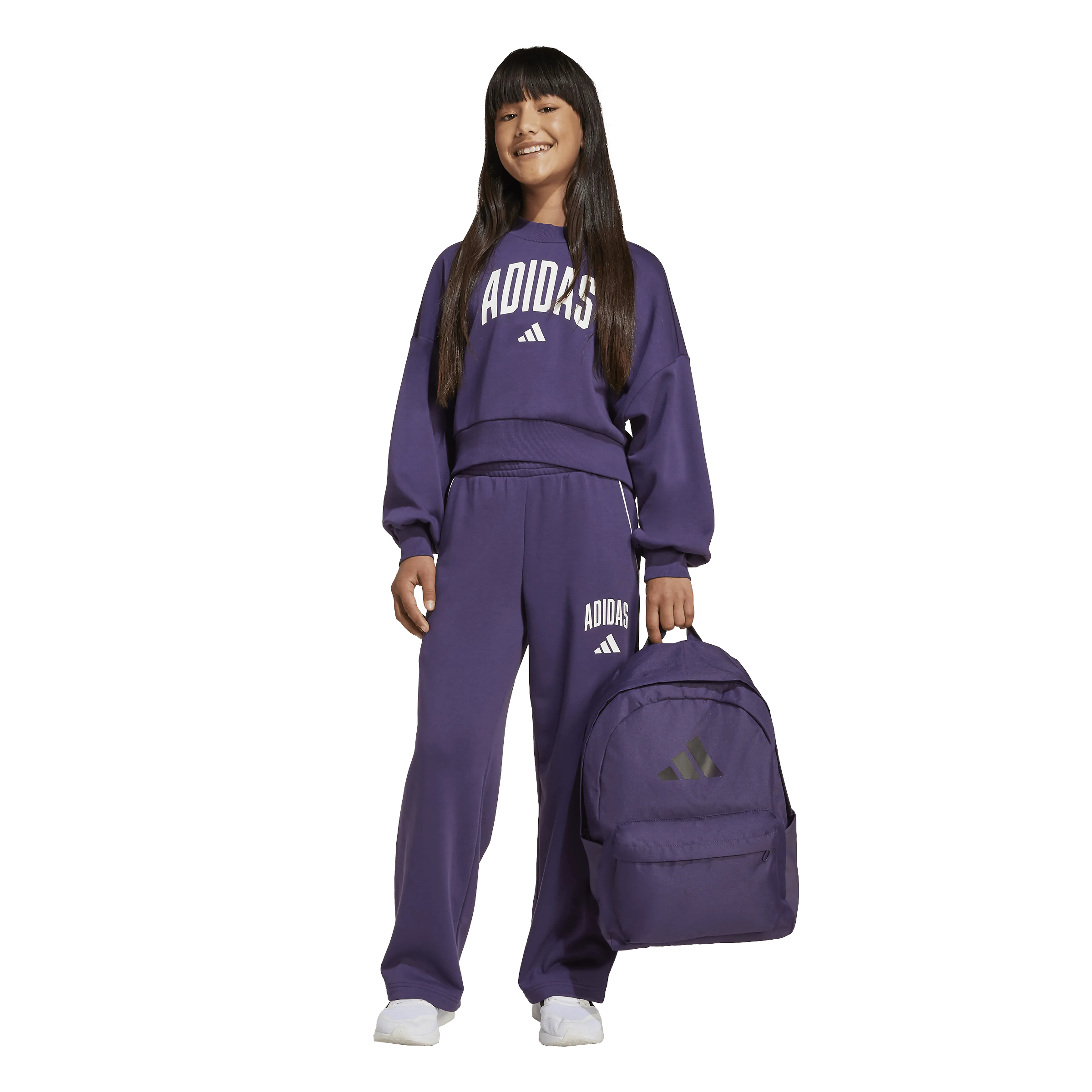 Seasonals Essentials Collegiate Typography Crewneck Genser Junior