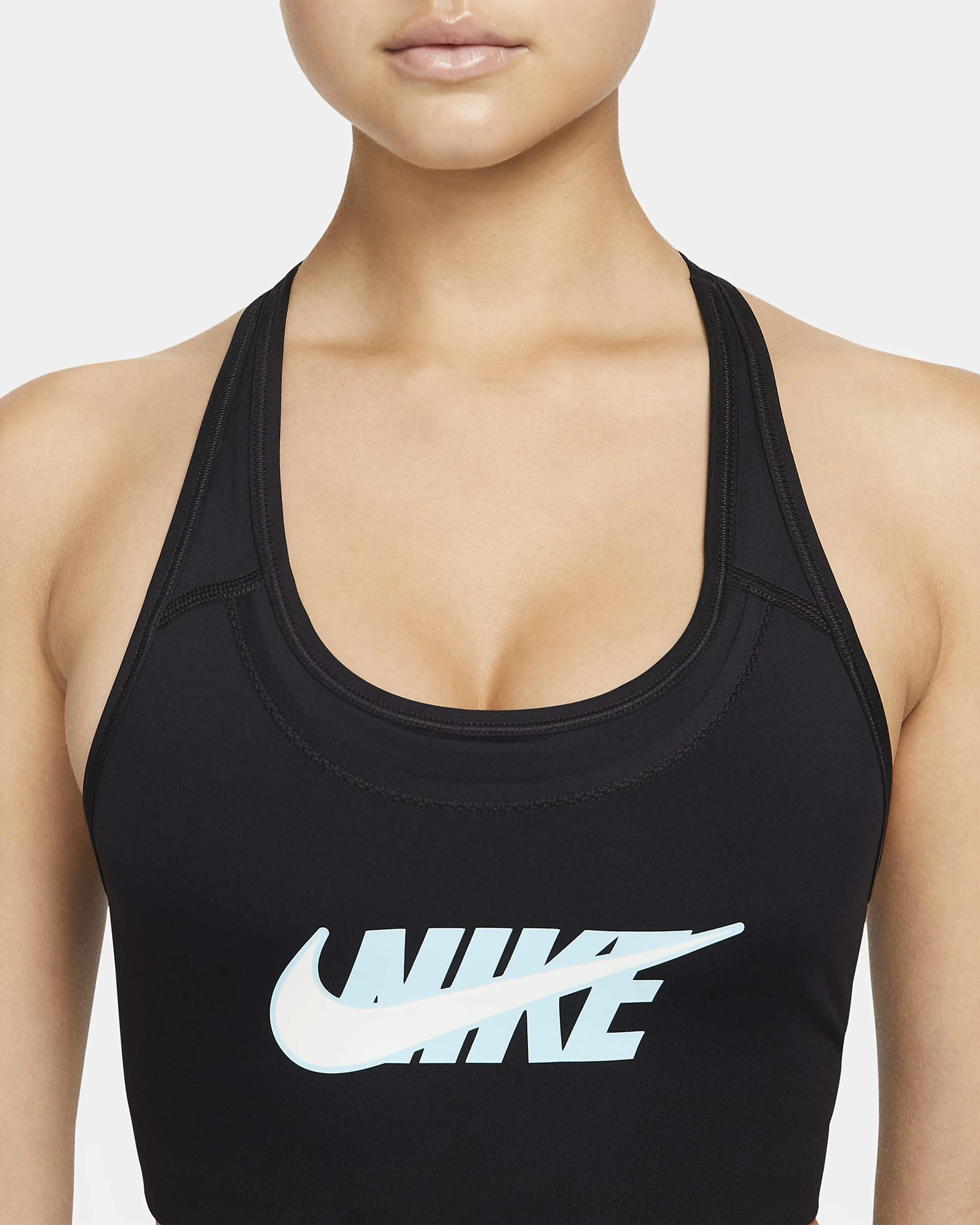 Dri-FIT Swoosh Icon Clash sports-bh dame