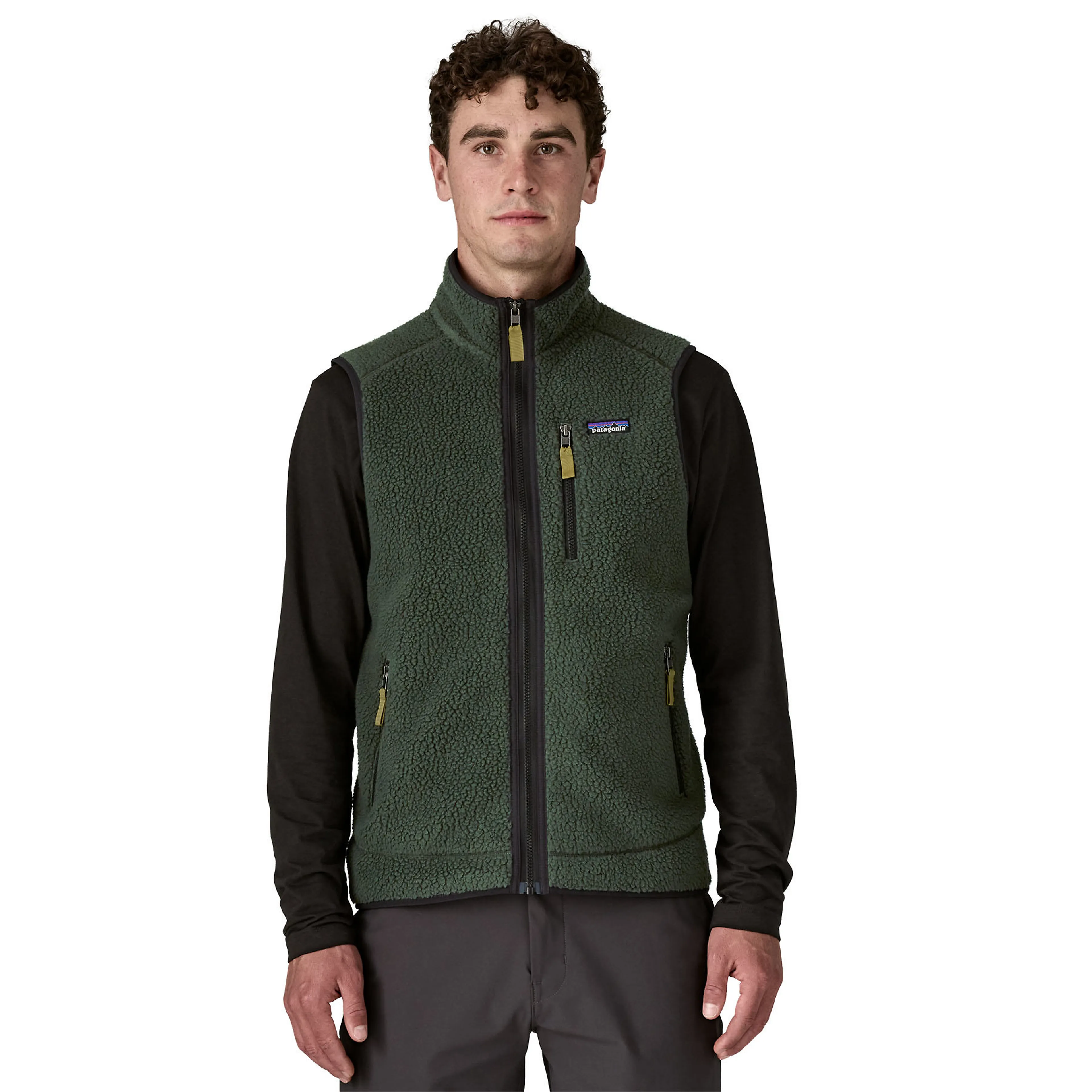 Retro Fleece Vest Herre Retro Fleece Vest Herre