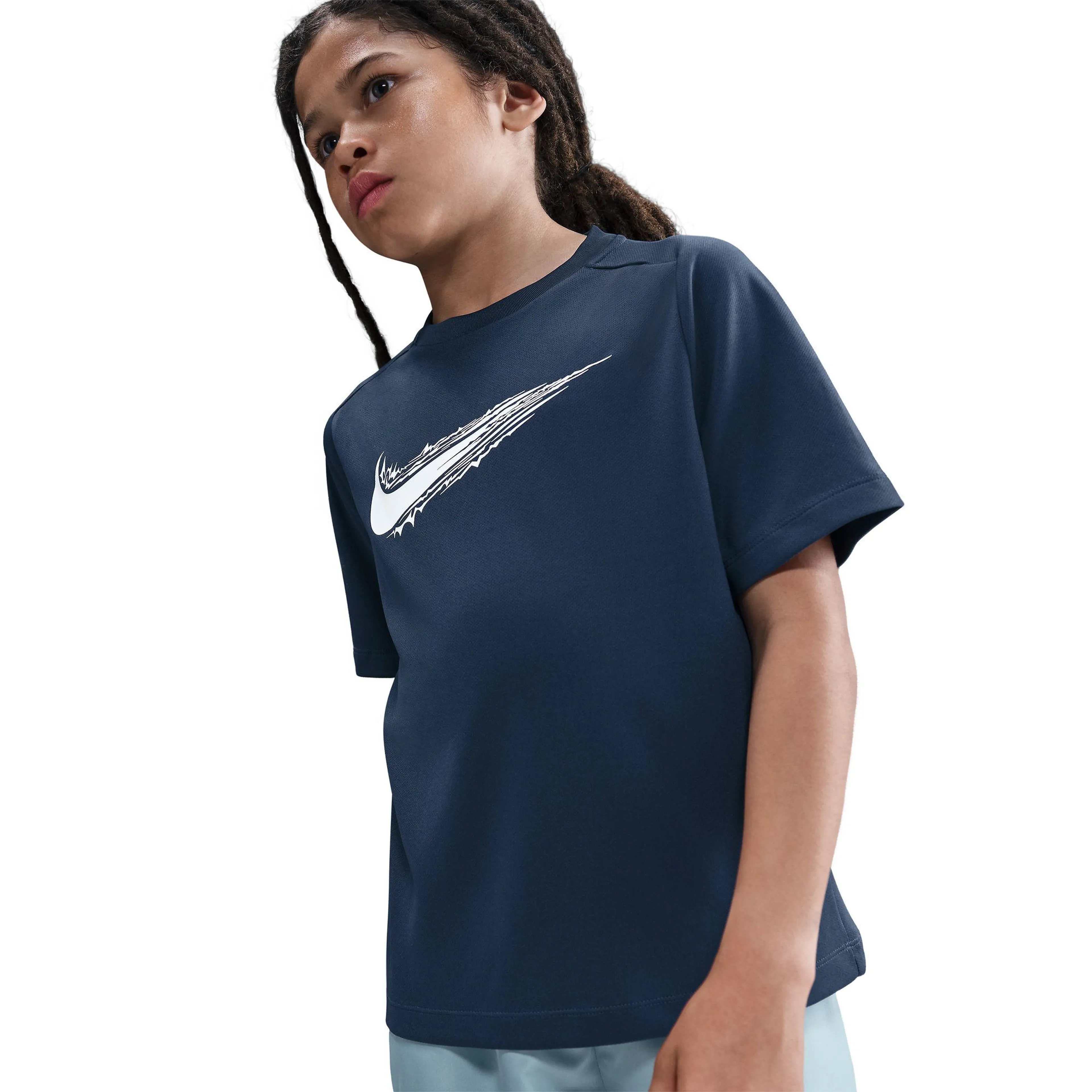 Multi Big Kids' Dri-FIT Short-Sleeve Top