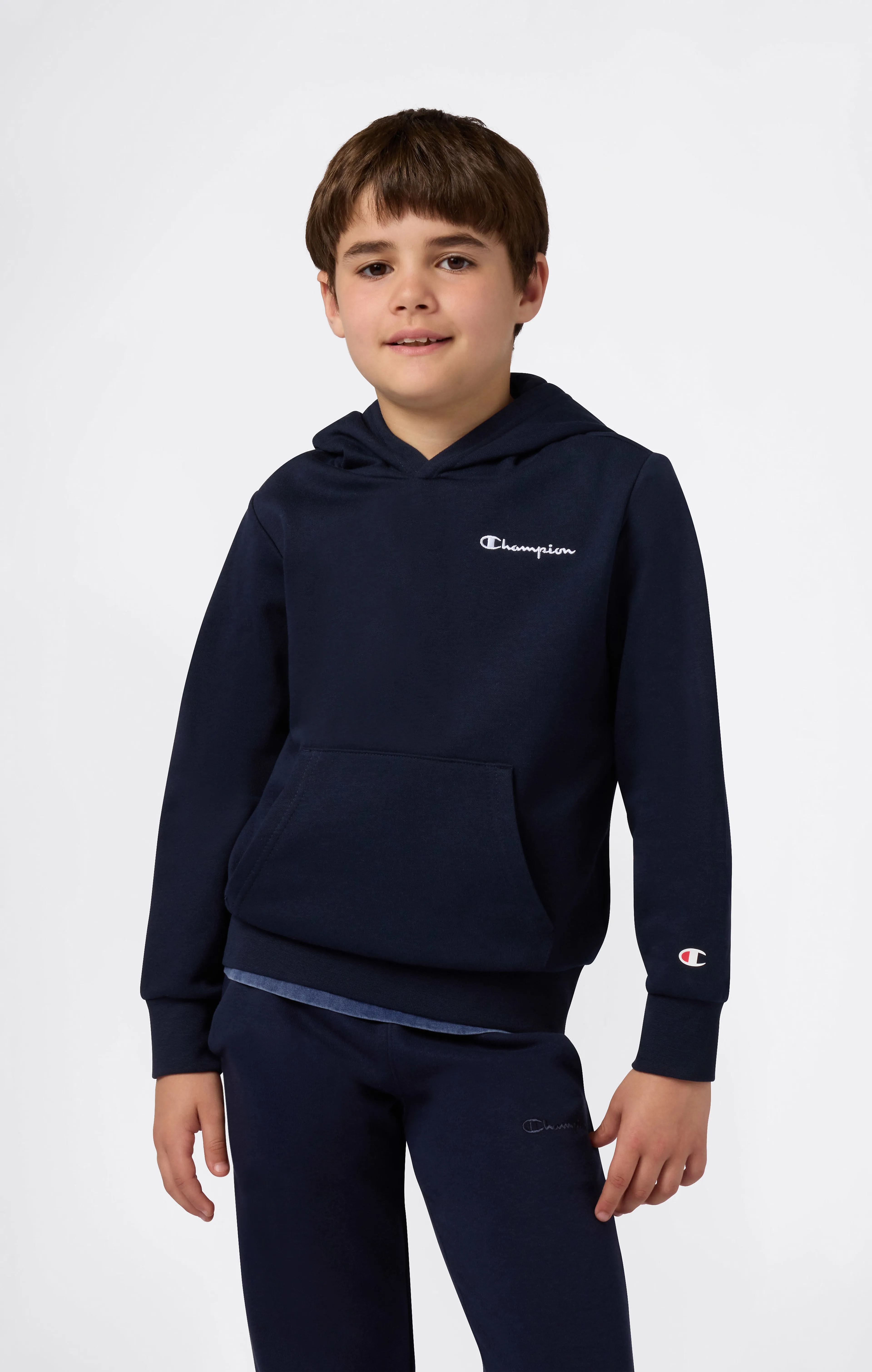 Hooded Sweatshirt small contrast logo junior