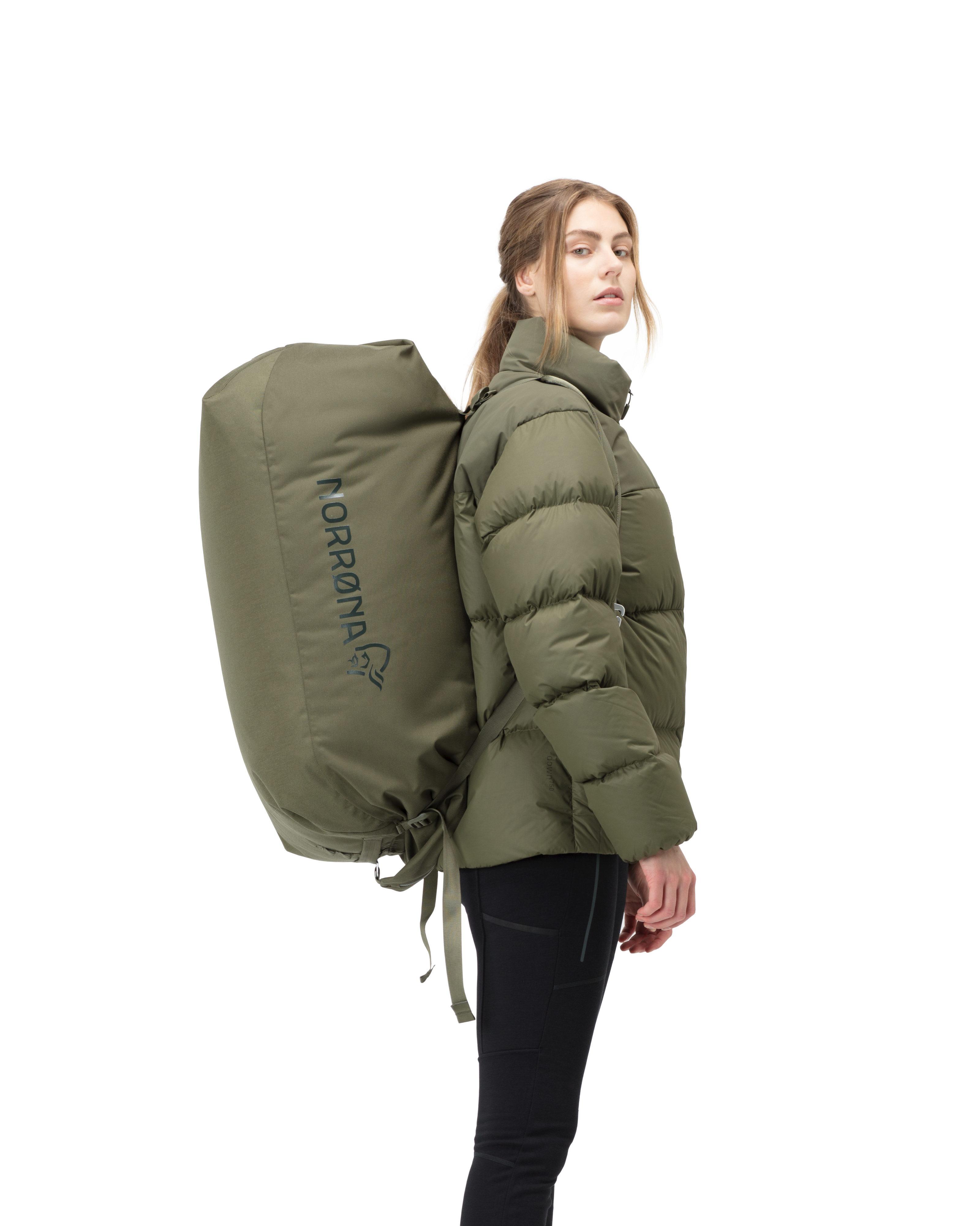 NORRØNA Norrøna 90L Duffel Bag Olive Night Unisex | Sport1.no
