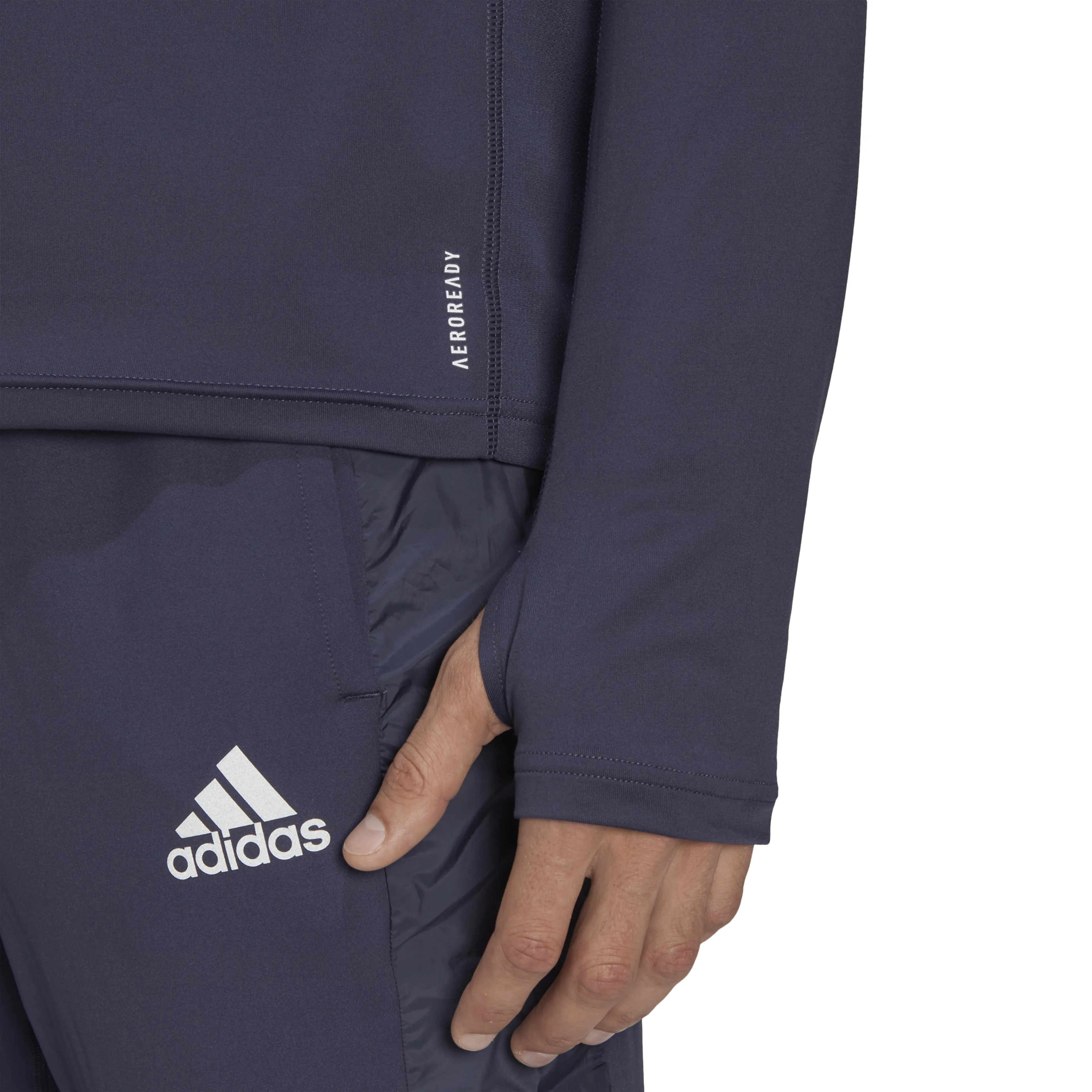 adidas Own The Run 1/2 Zip Long Sleeve T-skjorte adidas Own The Run 1/2 Zip Long Sleeve T-skjorte
