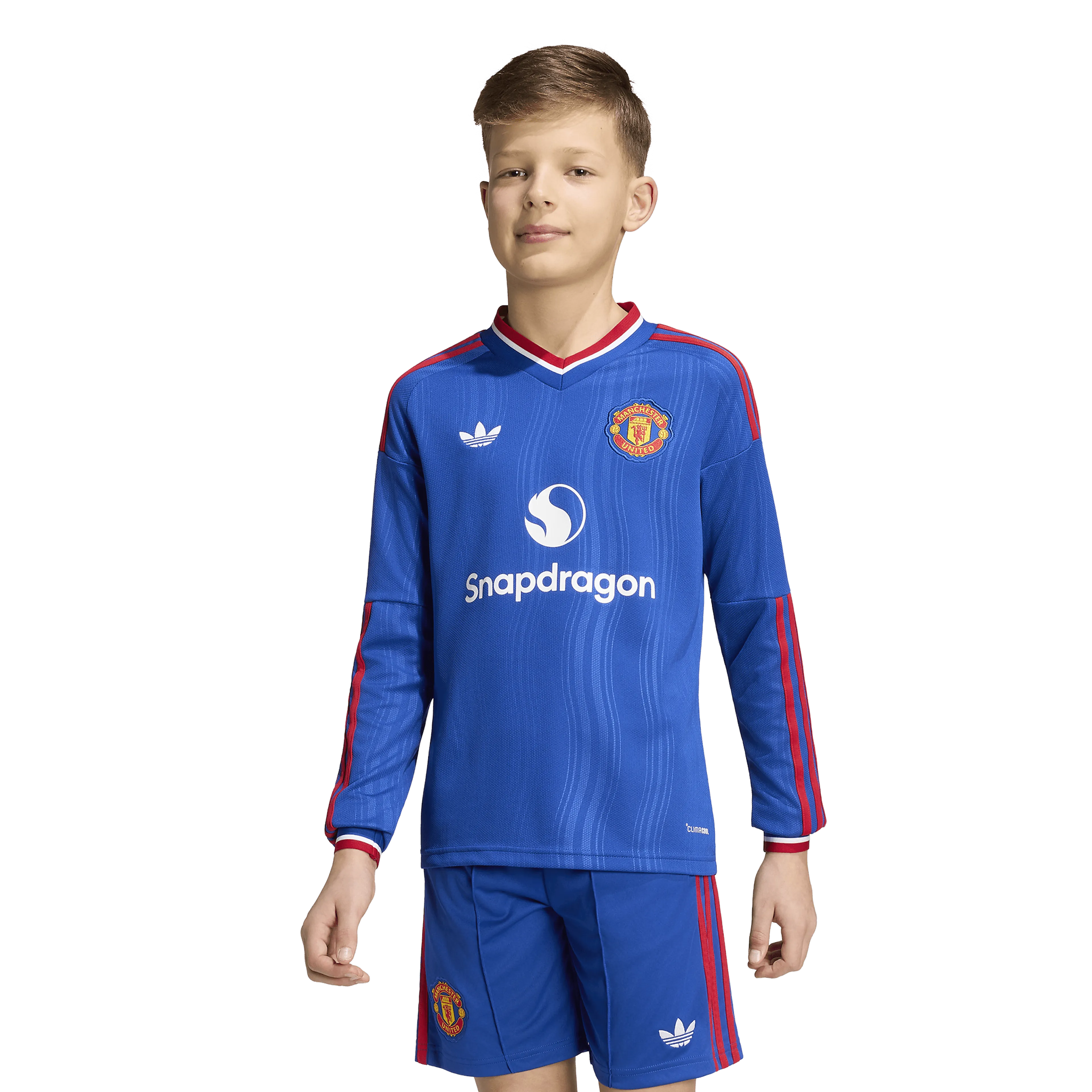 Manchester United 26/27 Bortedrakt Langermet Barn
