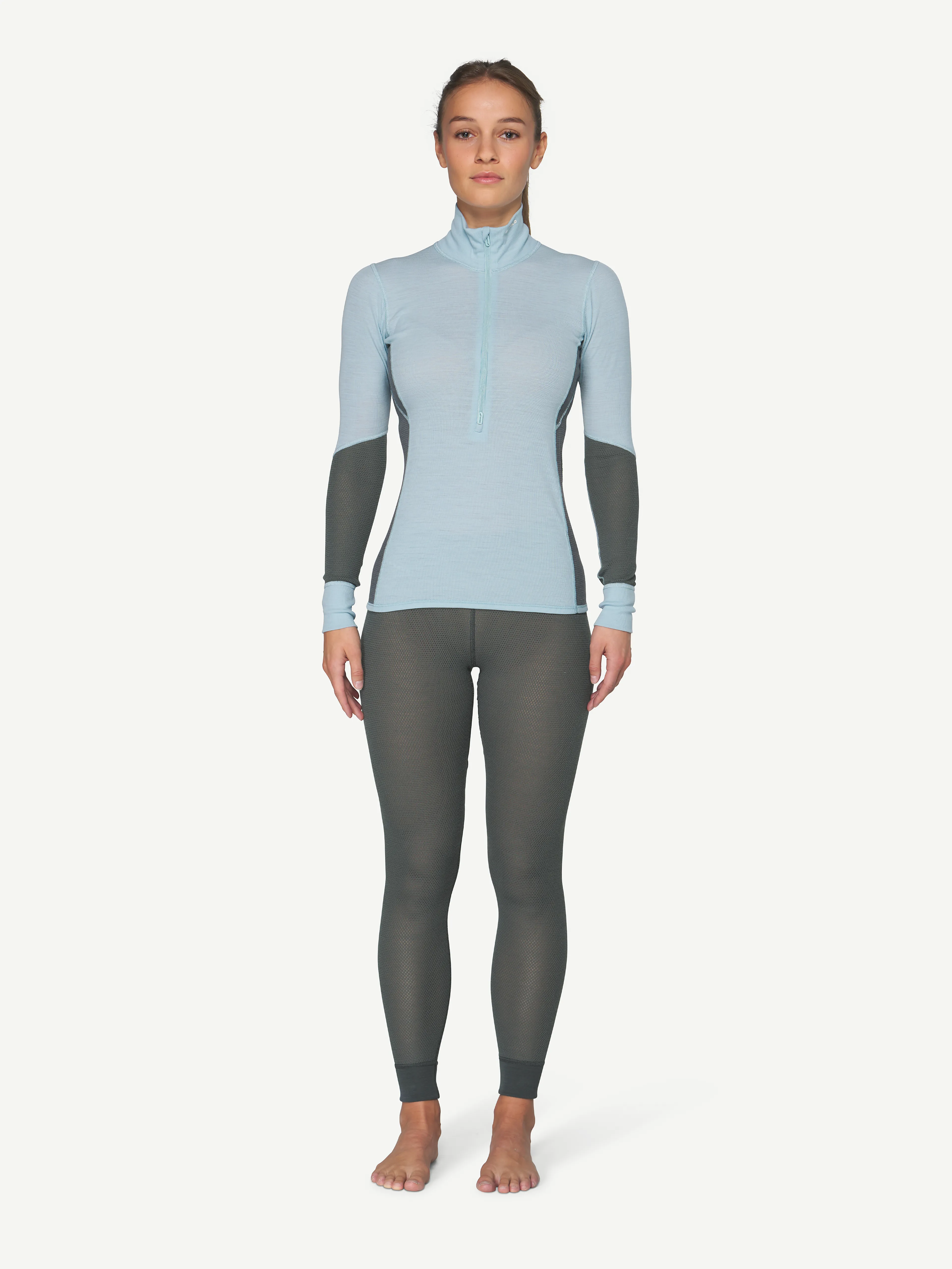 WOOL MESH WOMAN LONG JOHNS