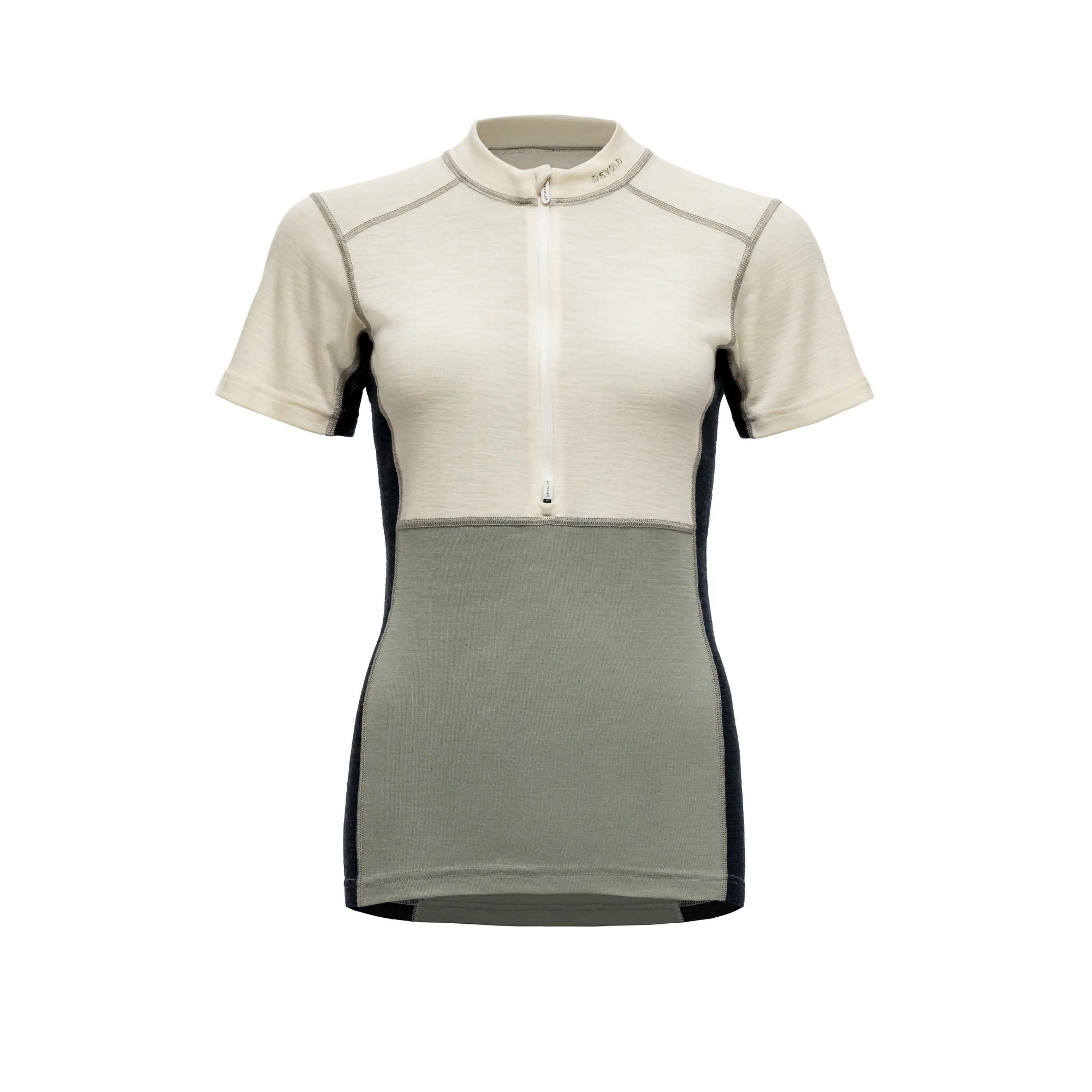 LAUPAREN MERINO 190 ZIP TEE WMN