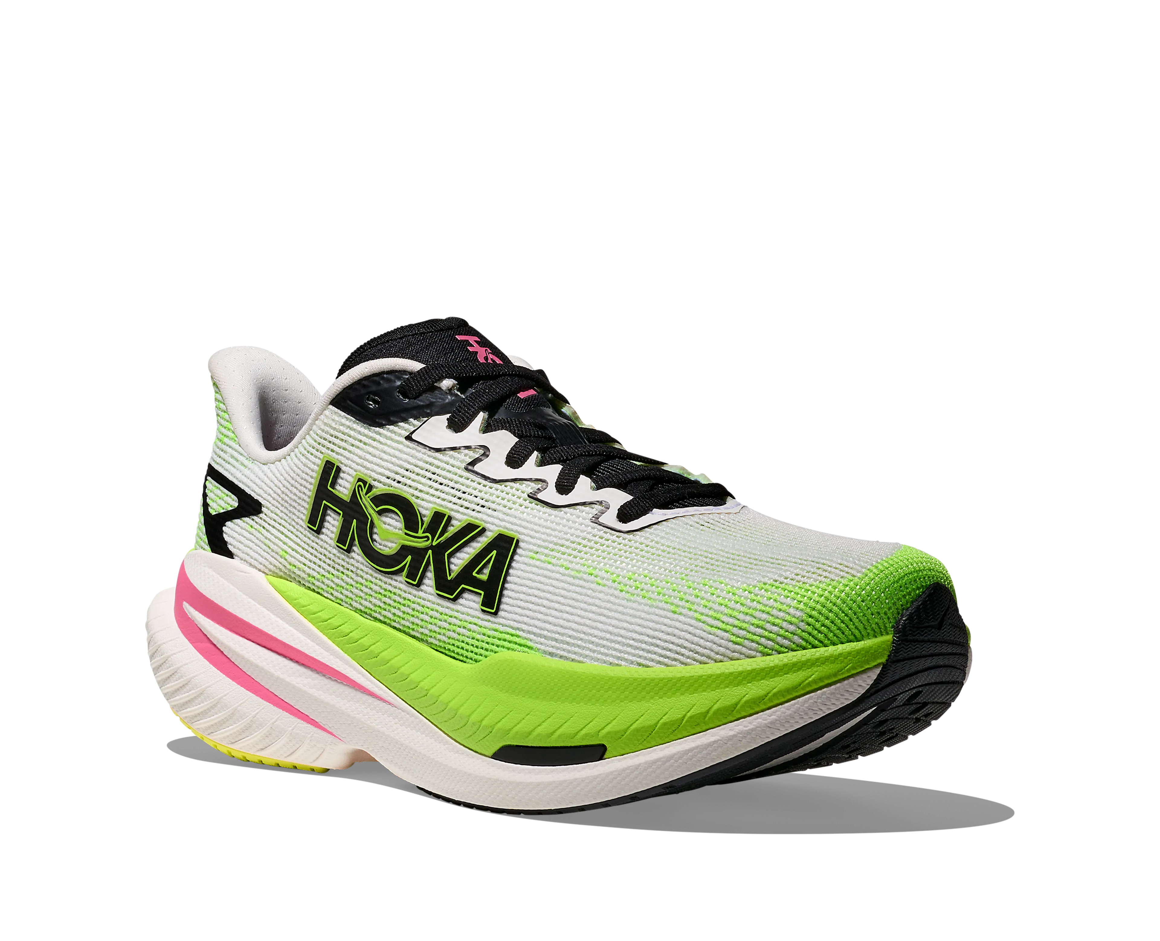 WHITE / NEON LIME