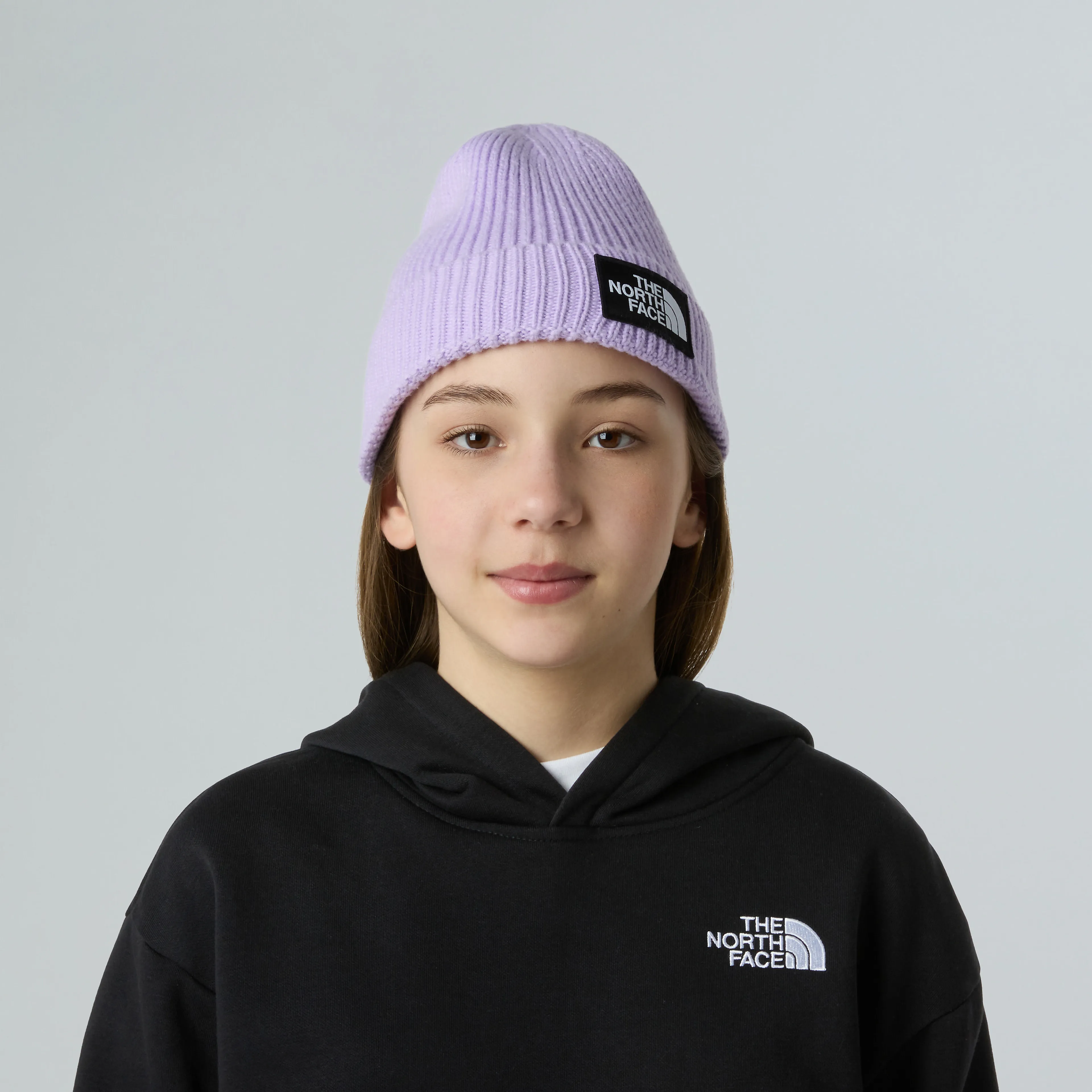 KIDS TNF LOGO BOX CUFFED BEANIE