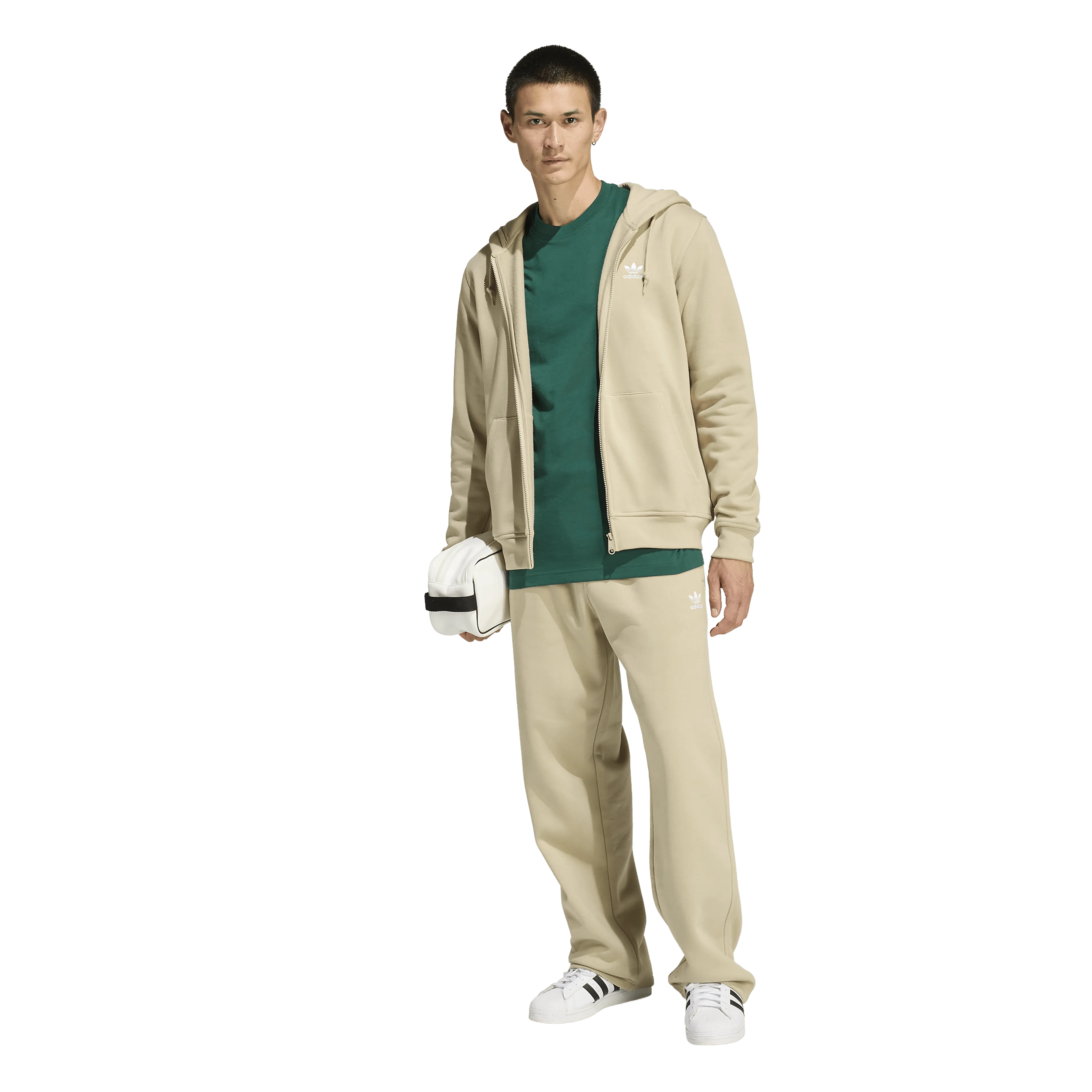 Trefoil Essentials Full-Zip Hoodie