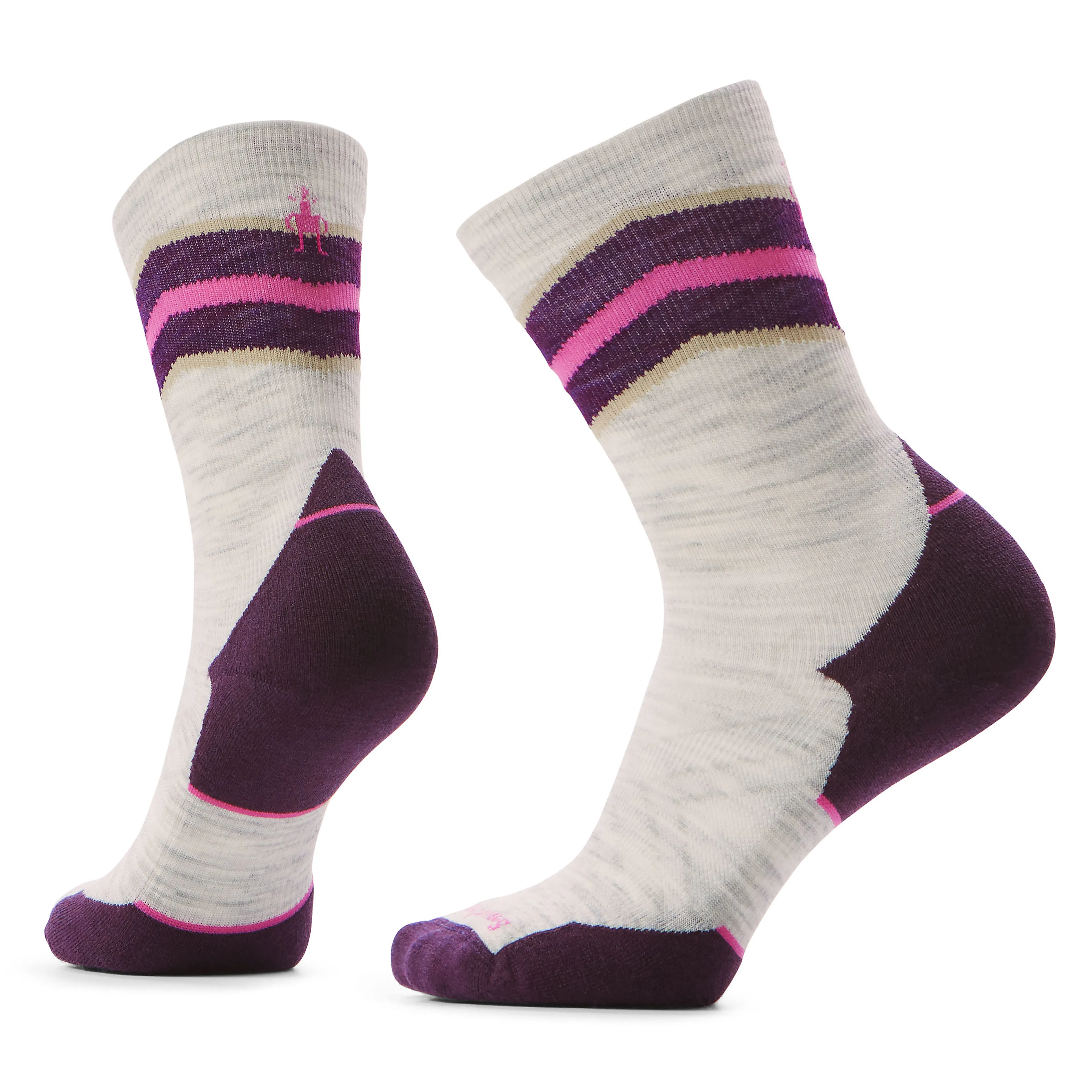 Women's Run Targeted Cushion Mid Crew Socks