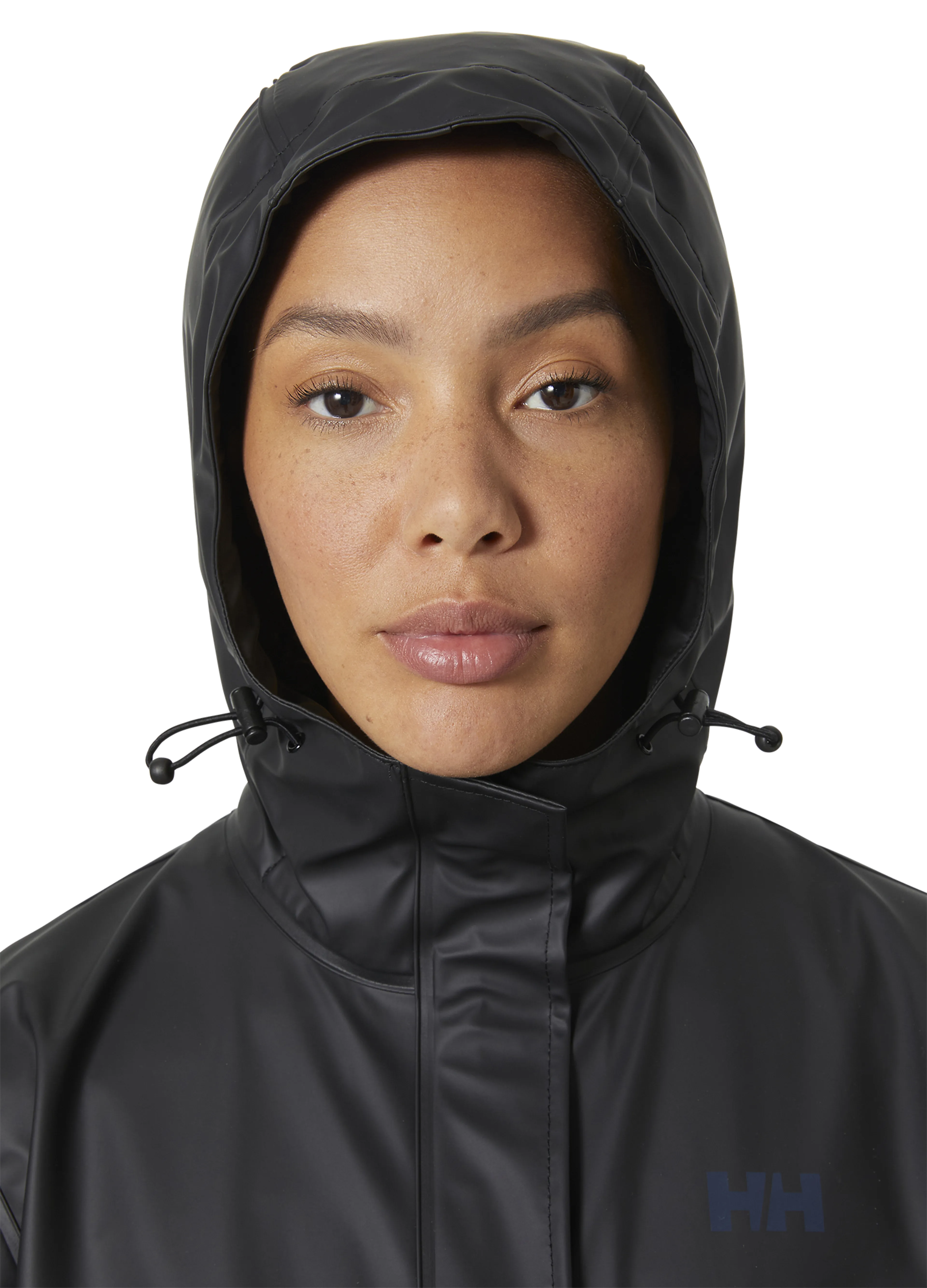 Moss regnjakke dame