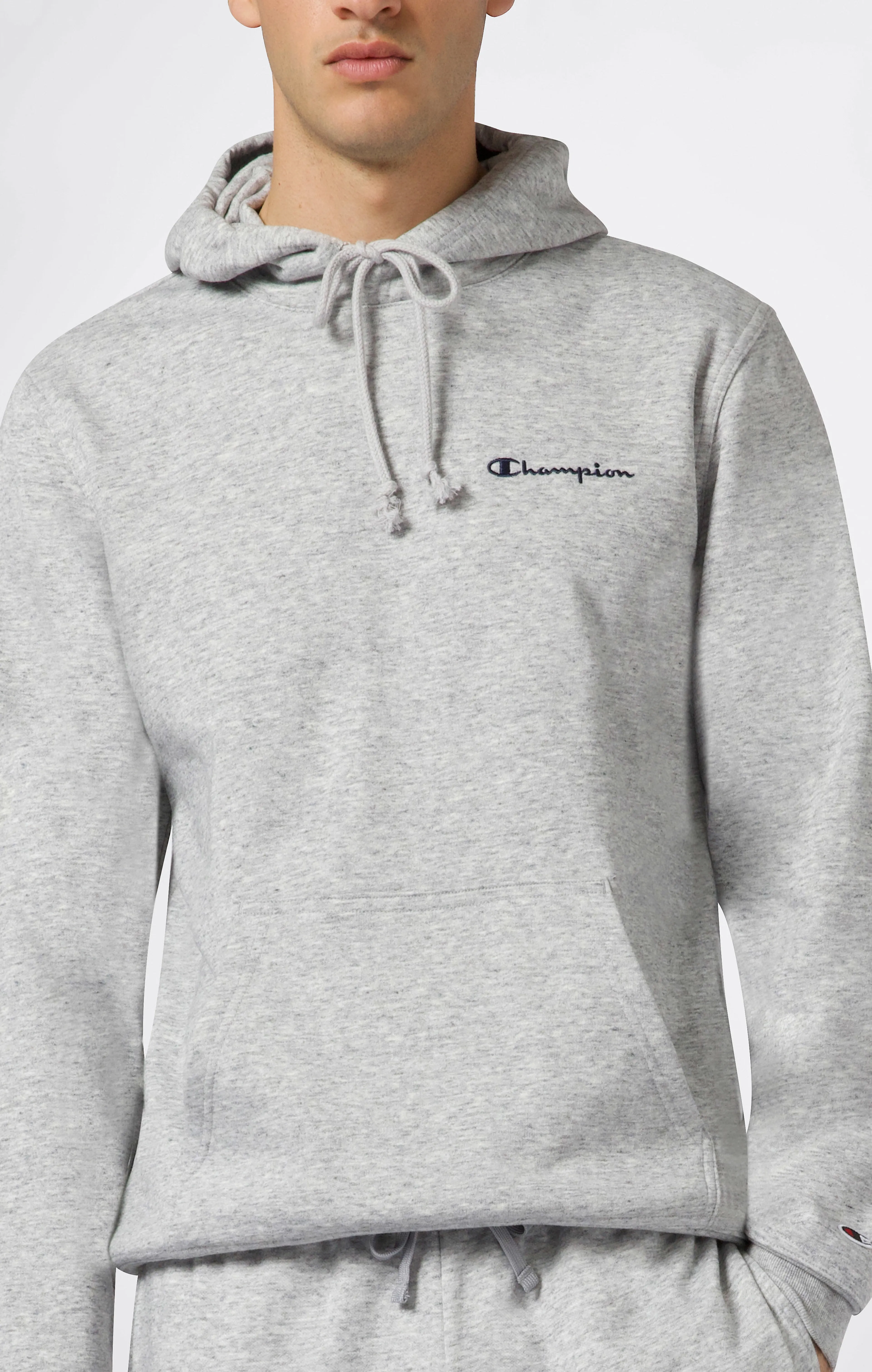 Hooded Sweatshirt small contrast logo mens