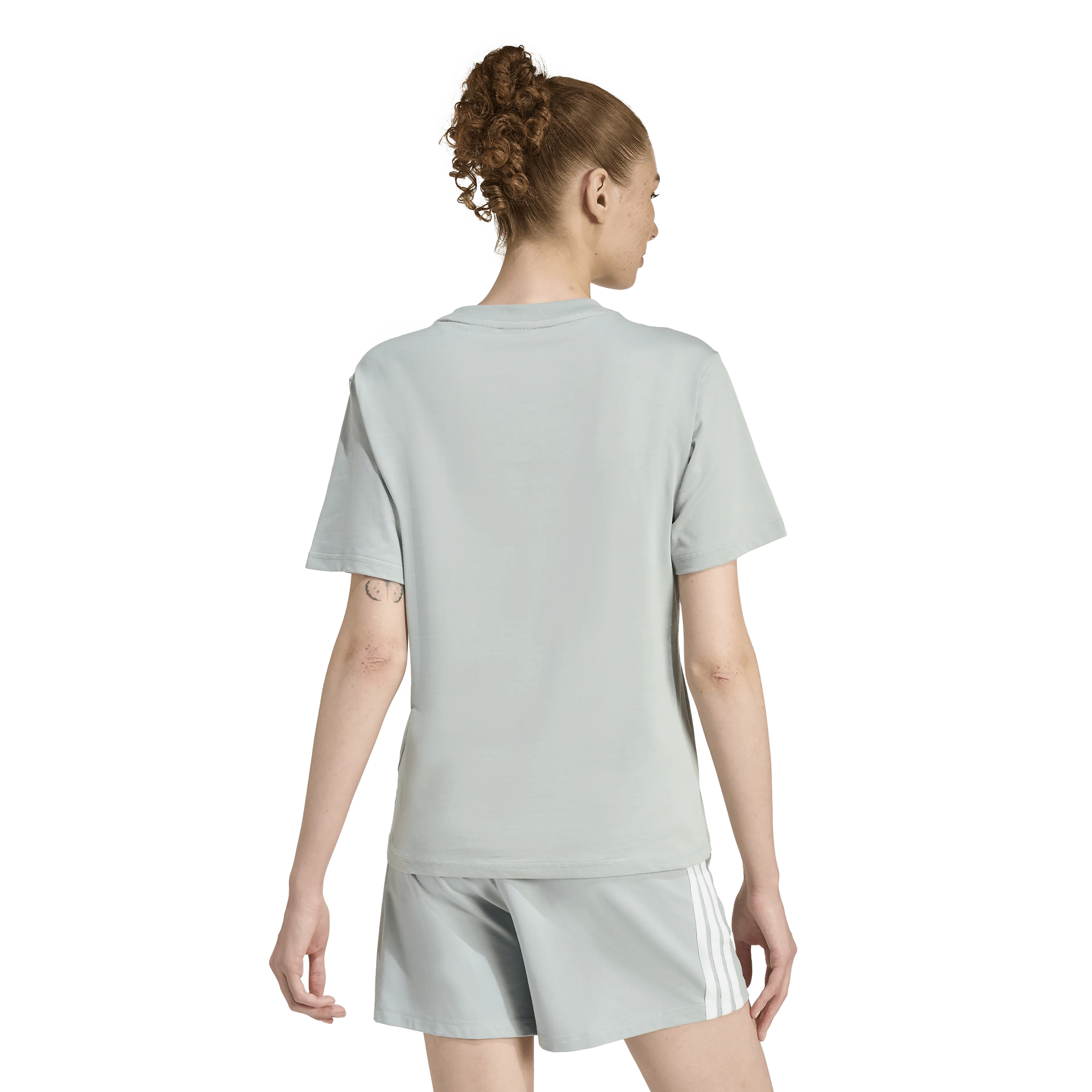 Essentials Small Logo Cotton T-Shirt Dame