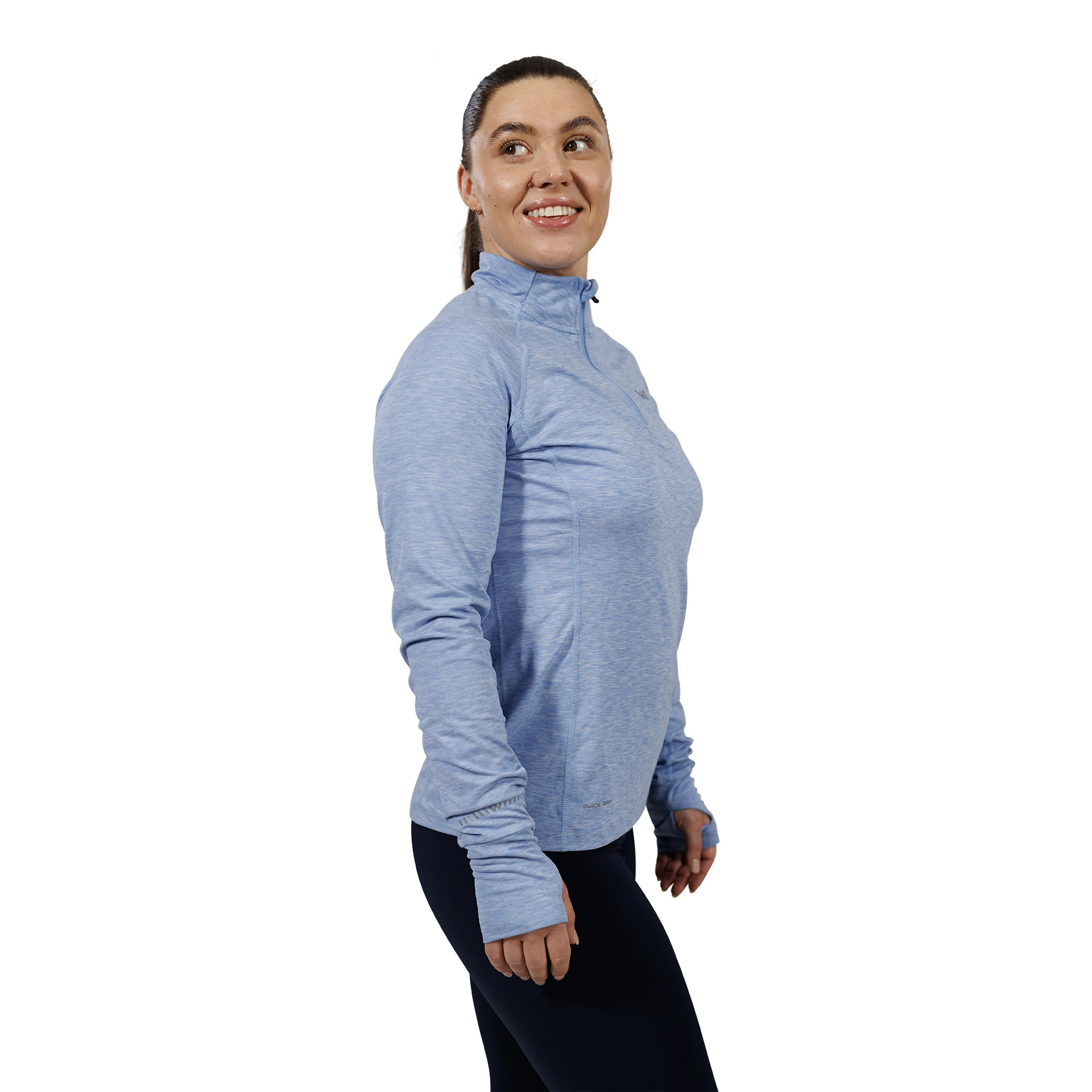 Wolling Melange Performance Midlayer Dame