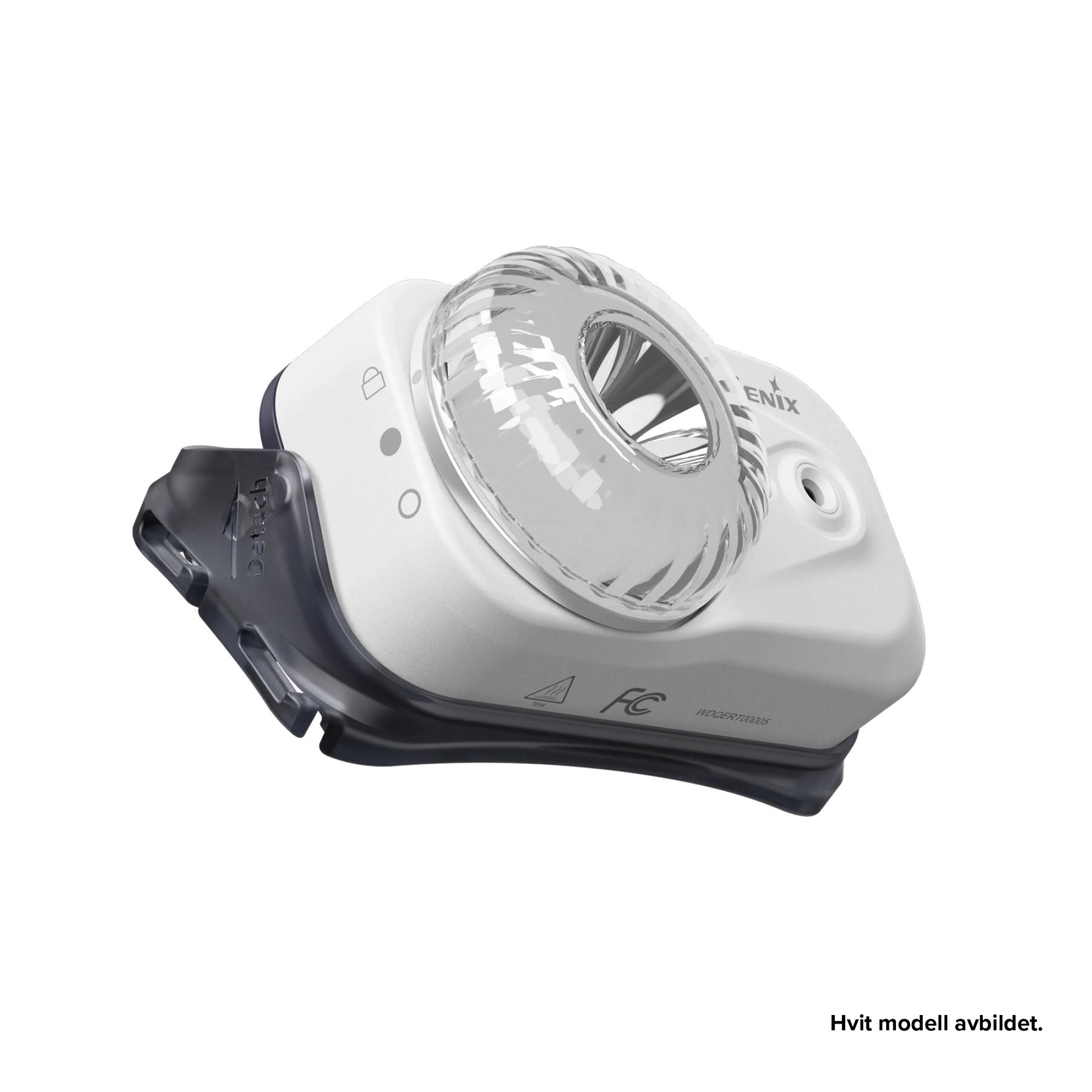 FENIX HL17R HODELYKT SORT 500LM HVIT/RØD/RGB LYS