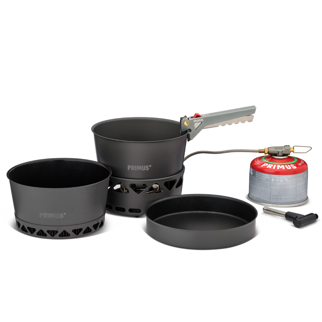 PrimeTech Stove Set II 2x1.3 L w. pan
