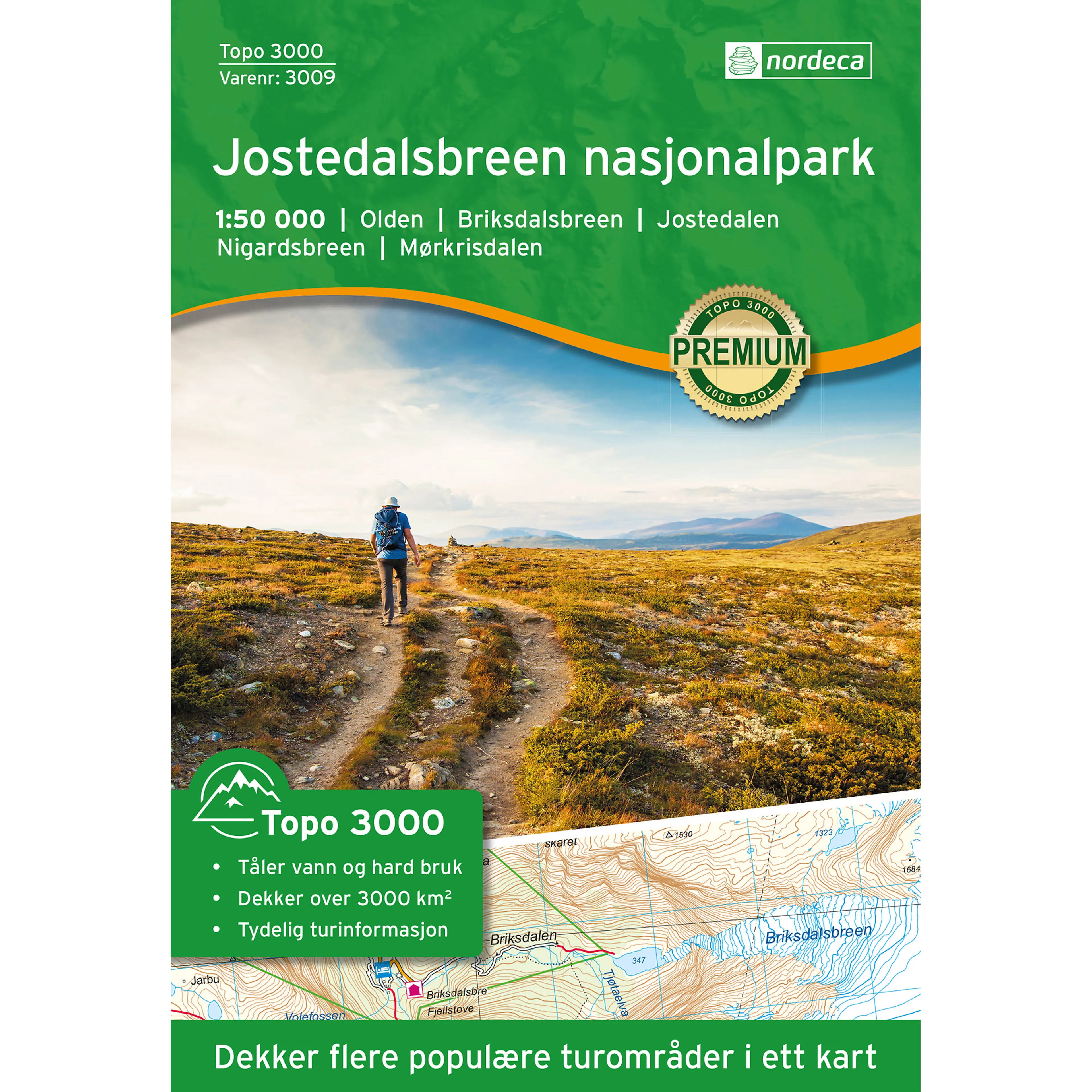 JOSTEDALSBREEN 1:50 000