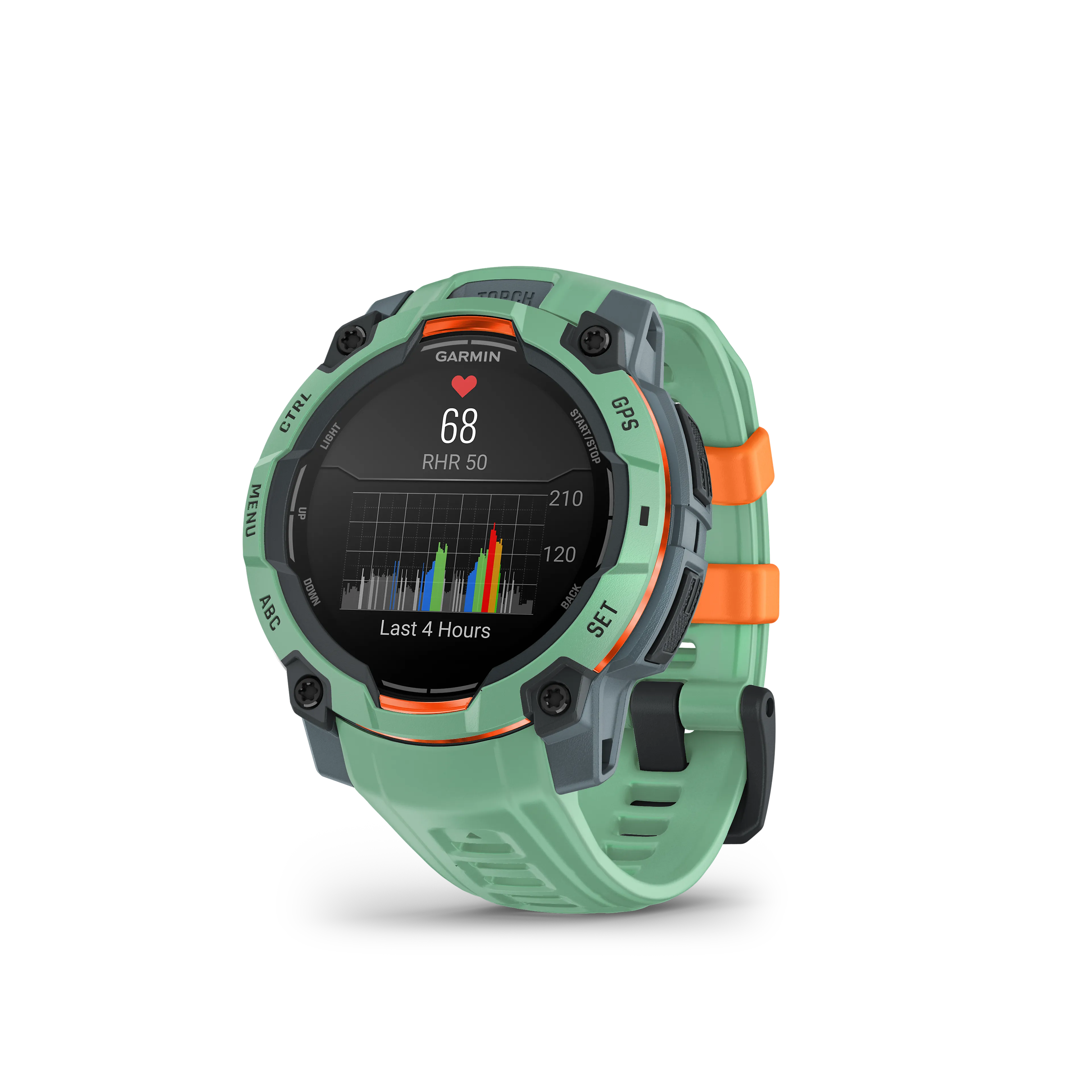 Instinct 3 - 45mm, AMOLED,Neo Tropic Bezel with Neo Tropic Band