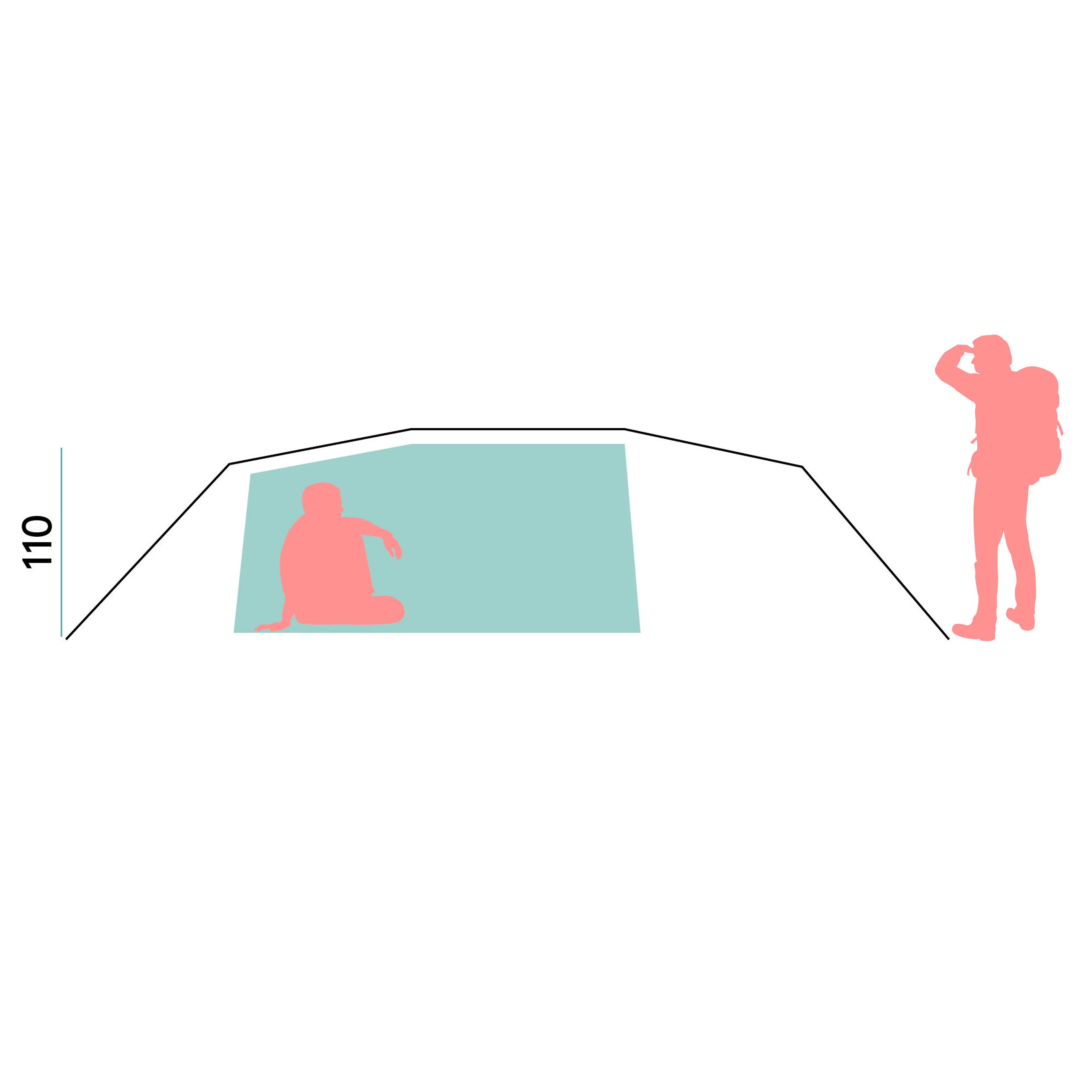 Trollhetta Tunnel 4-Pers Tent