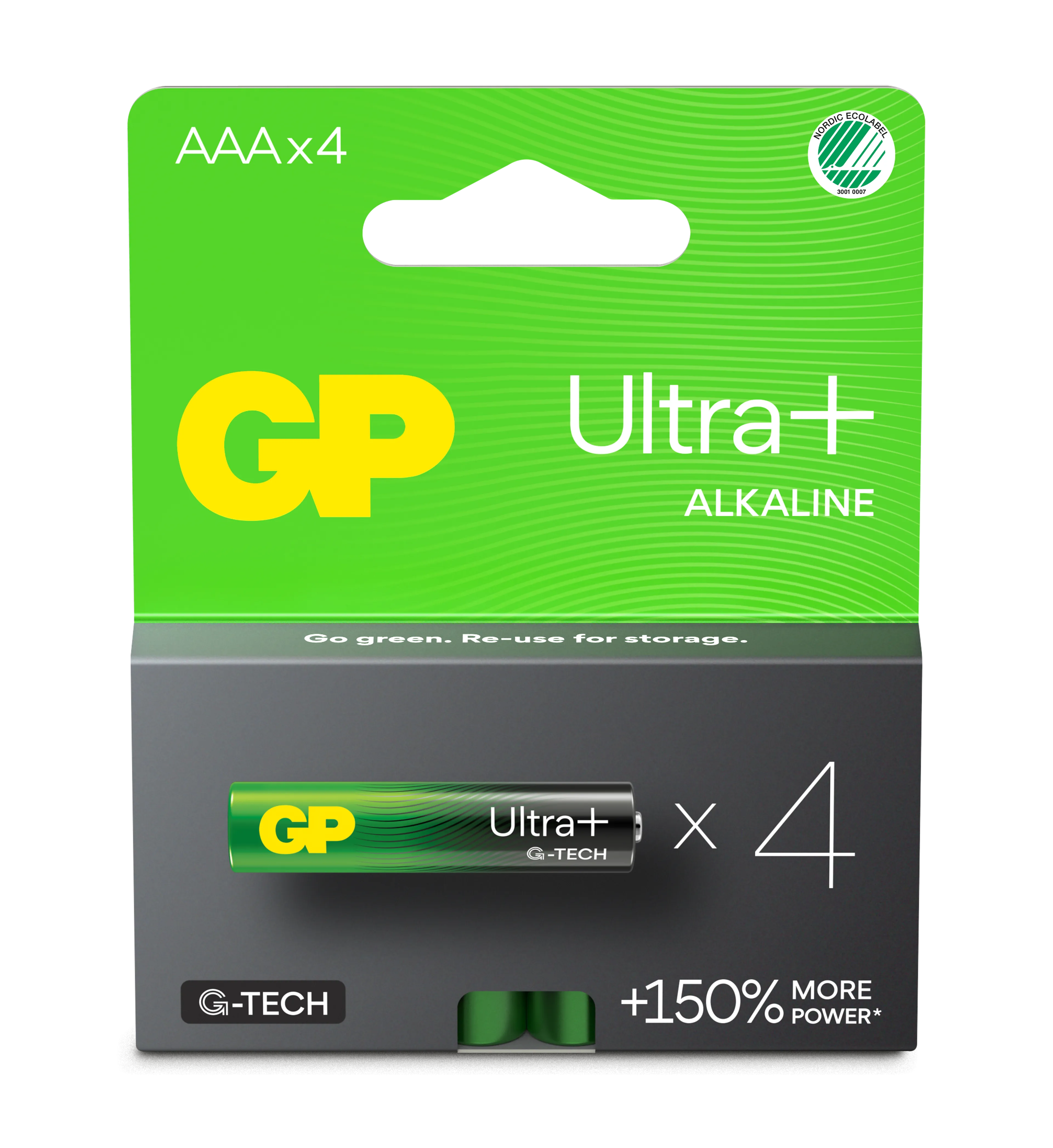 Batteri Ultra Plus AAA 4pk 1,5 V