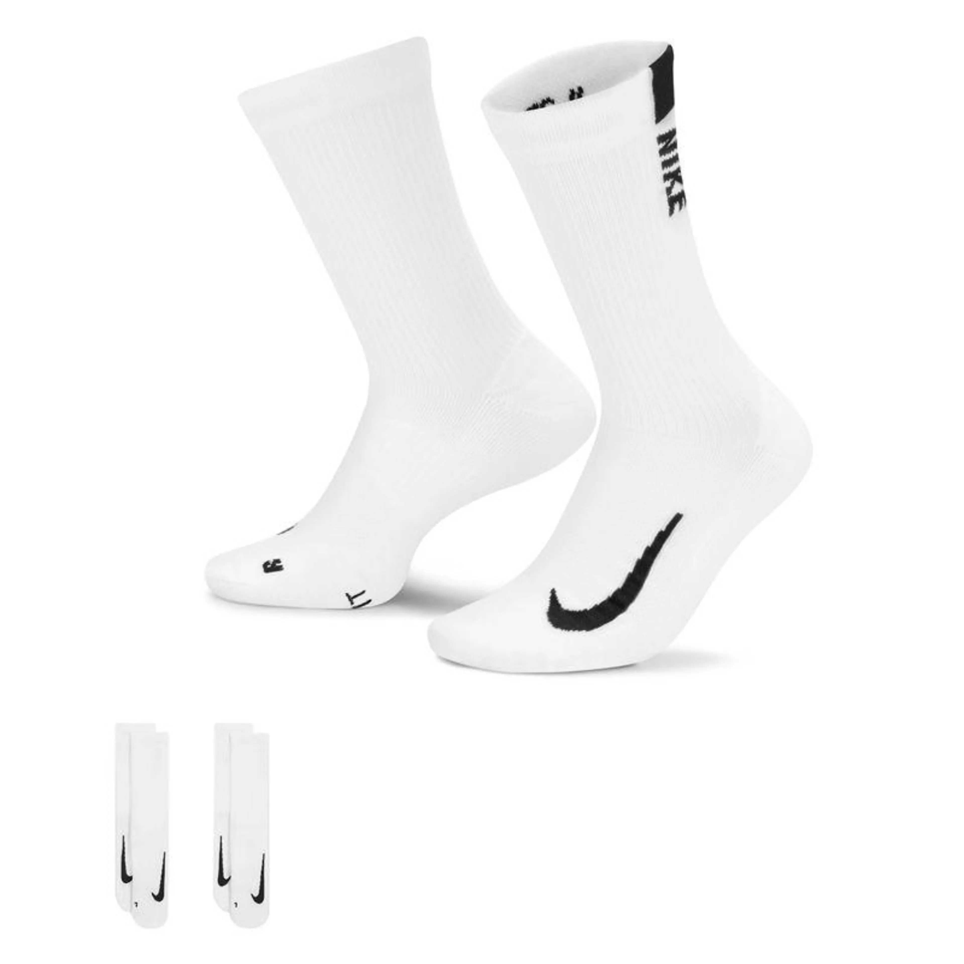 Multiplier Crew Sock sokker 2 pk