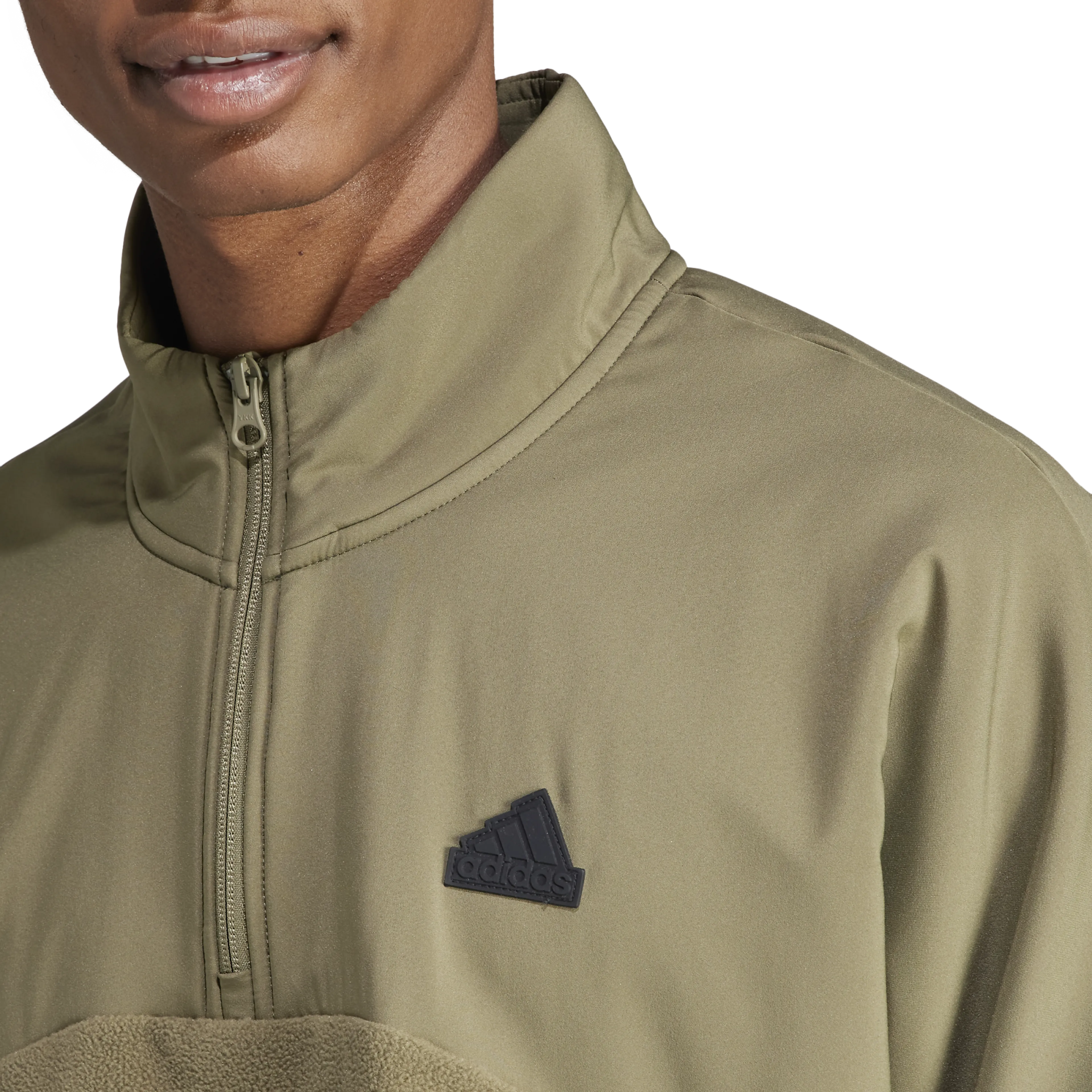 Future Icons 3-Stripes 1/4-Zip genser herre