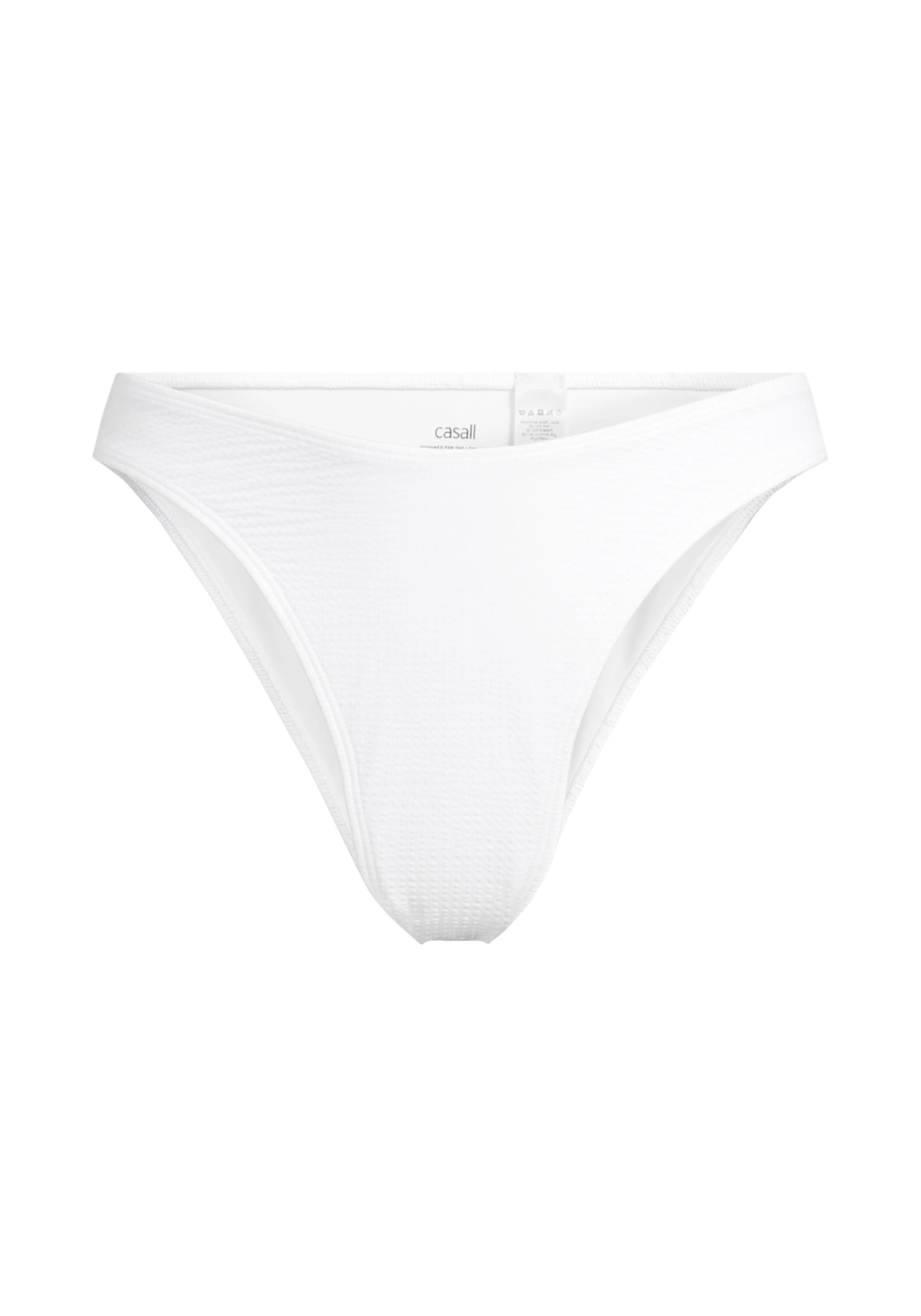 Waffle High Leg Bikini Bottom