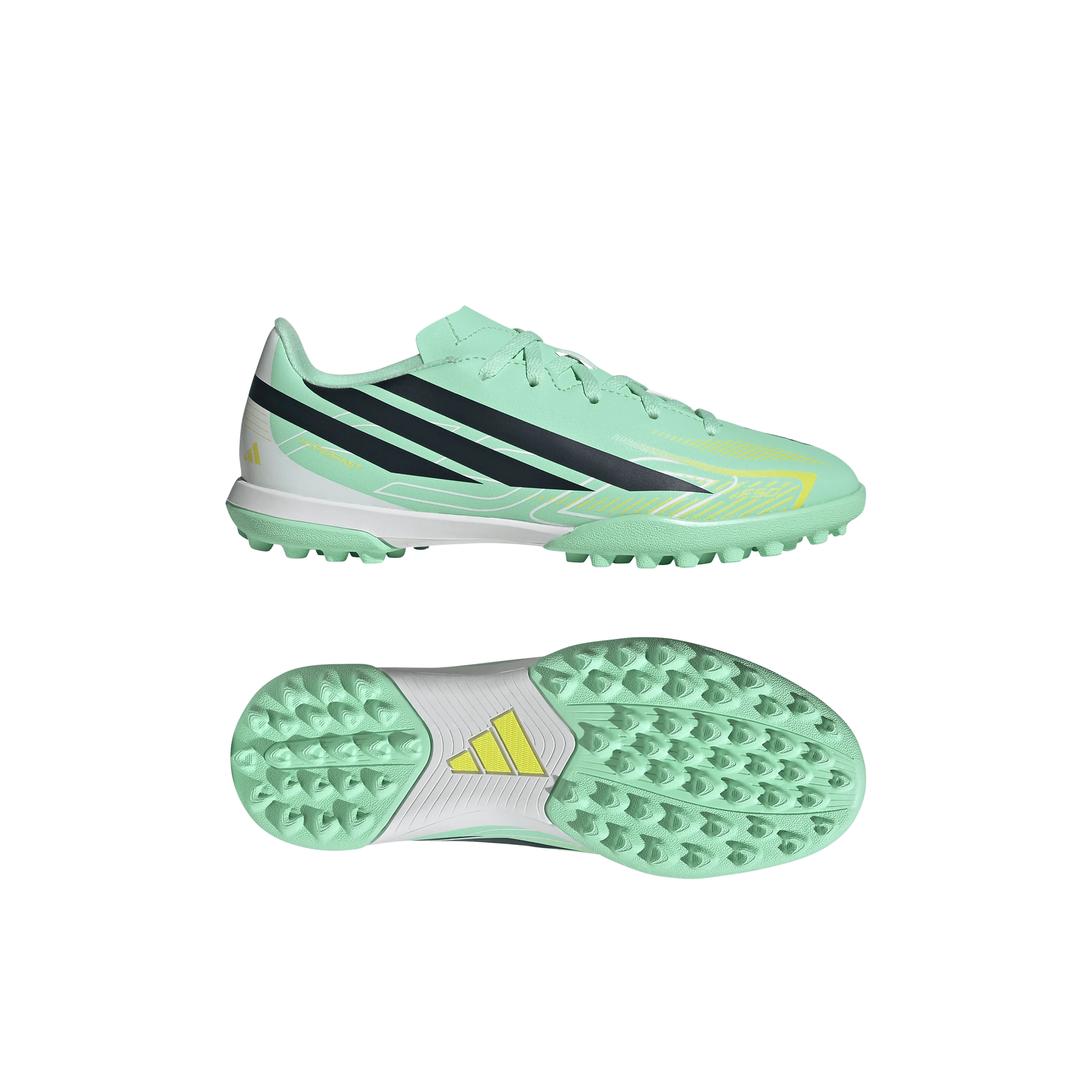 F50 HYPERFAST CLUB Turf Fotballsko Grus/Kunstgress Barn