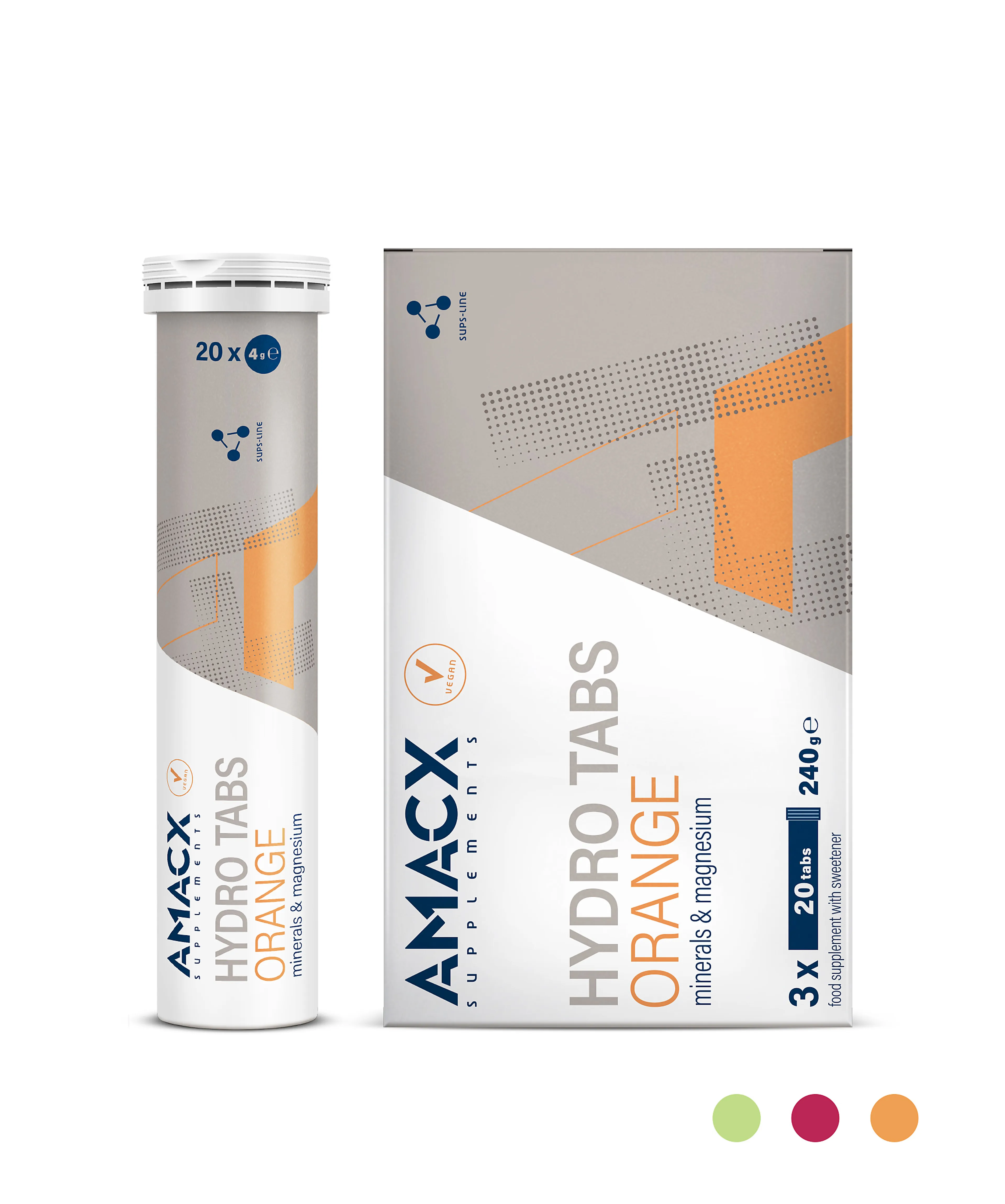 Hydro brustabletter Orange – 3 PK