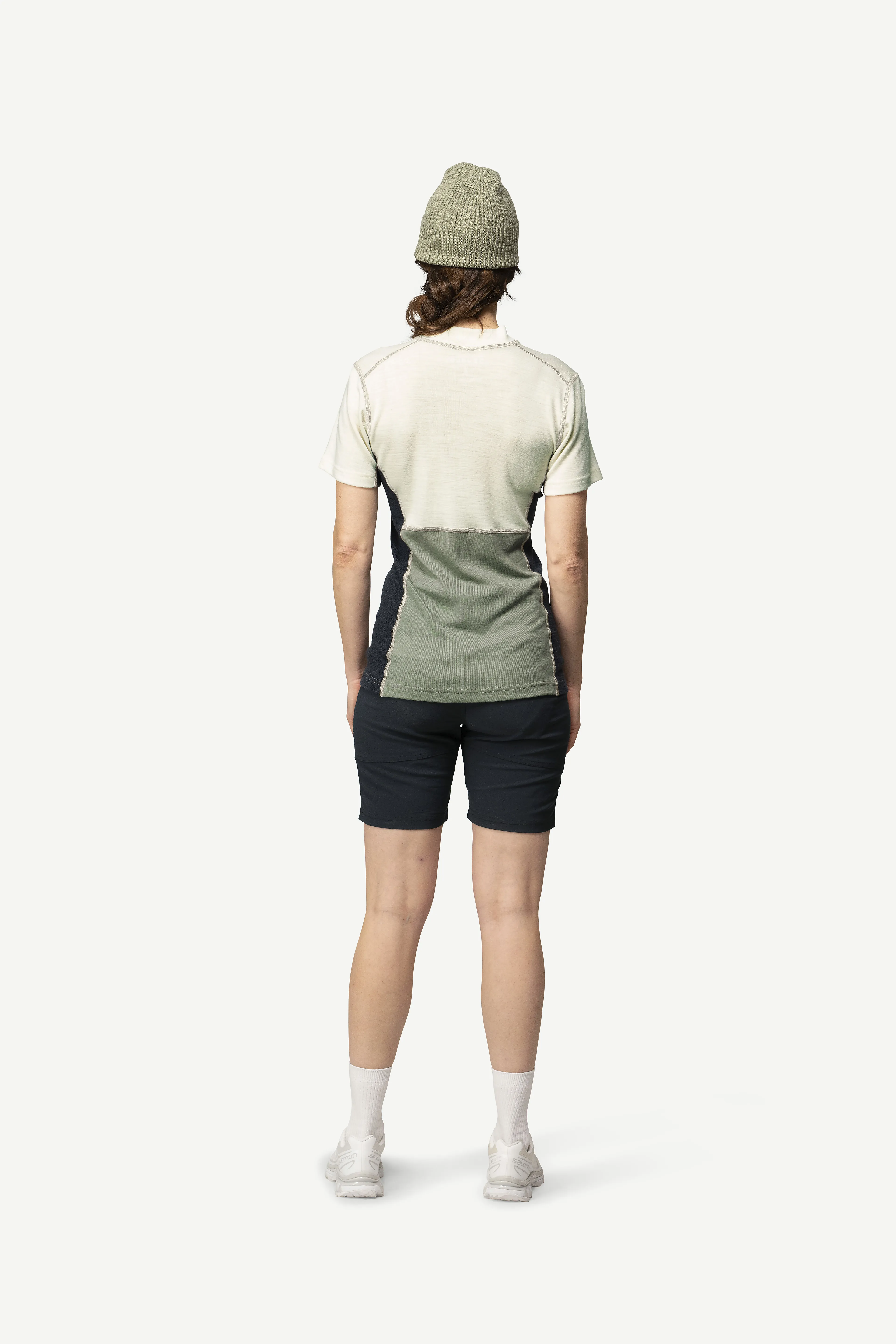 LAUPAREN MERINO 190 ZIP TEE WMN