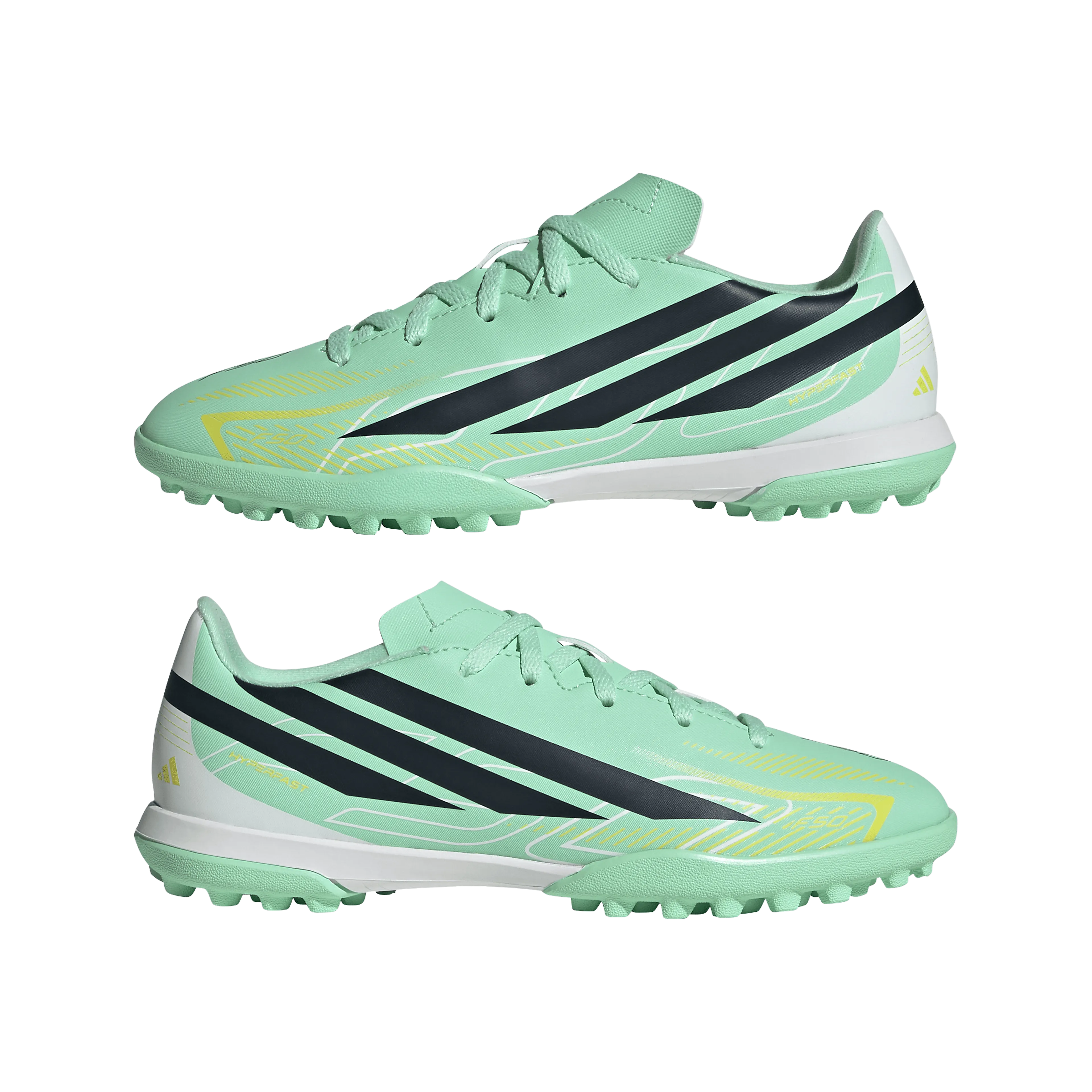 F50 HYPERFAST CLUB Turf Fotballsko Grus/Kunstgress Barn