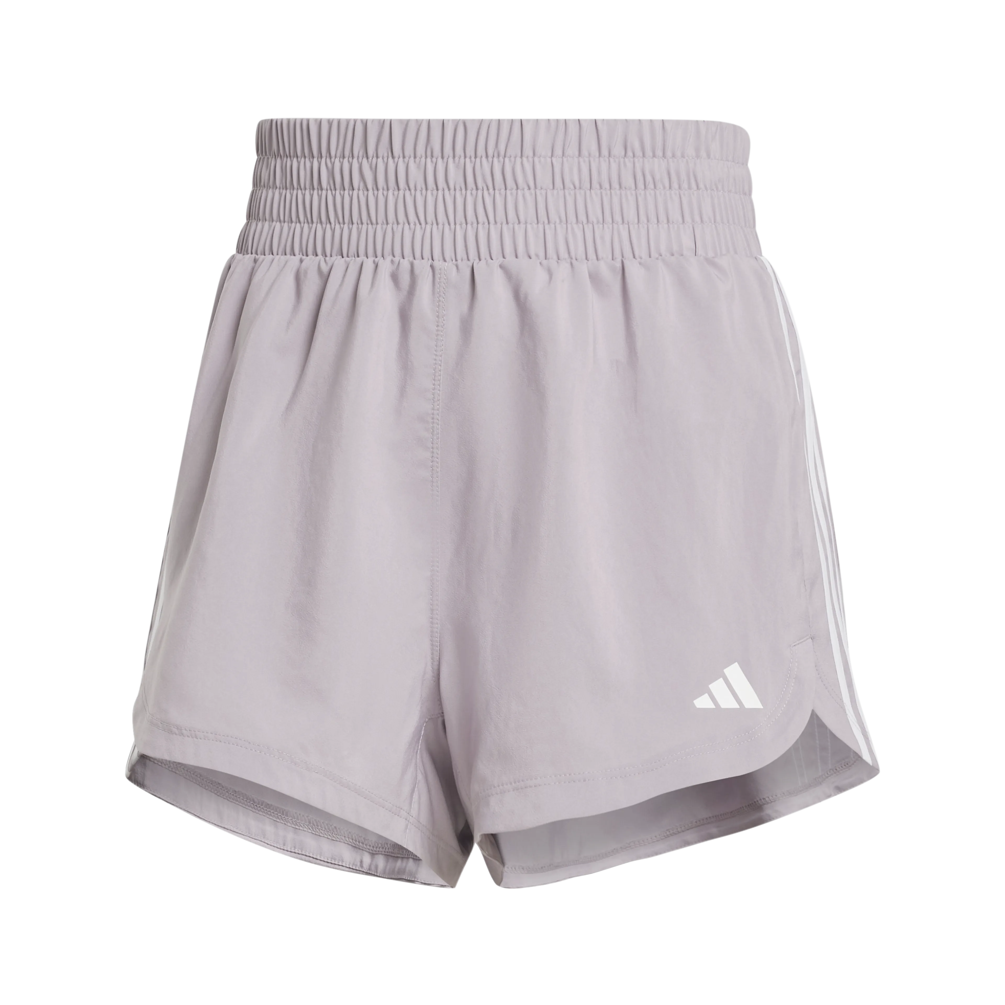 Pacer Training 3-Stripes Woven High-Rise Shorts dame