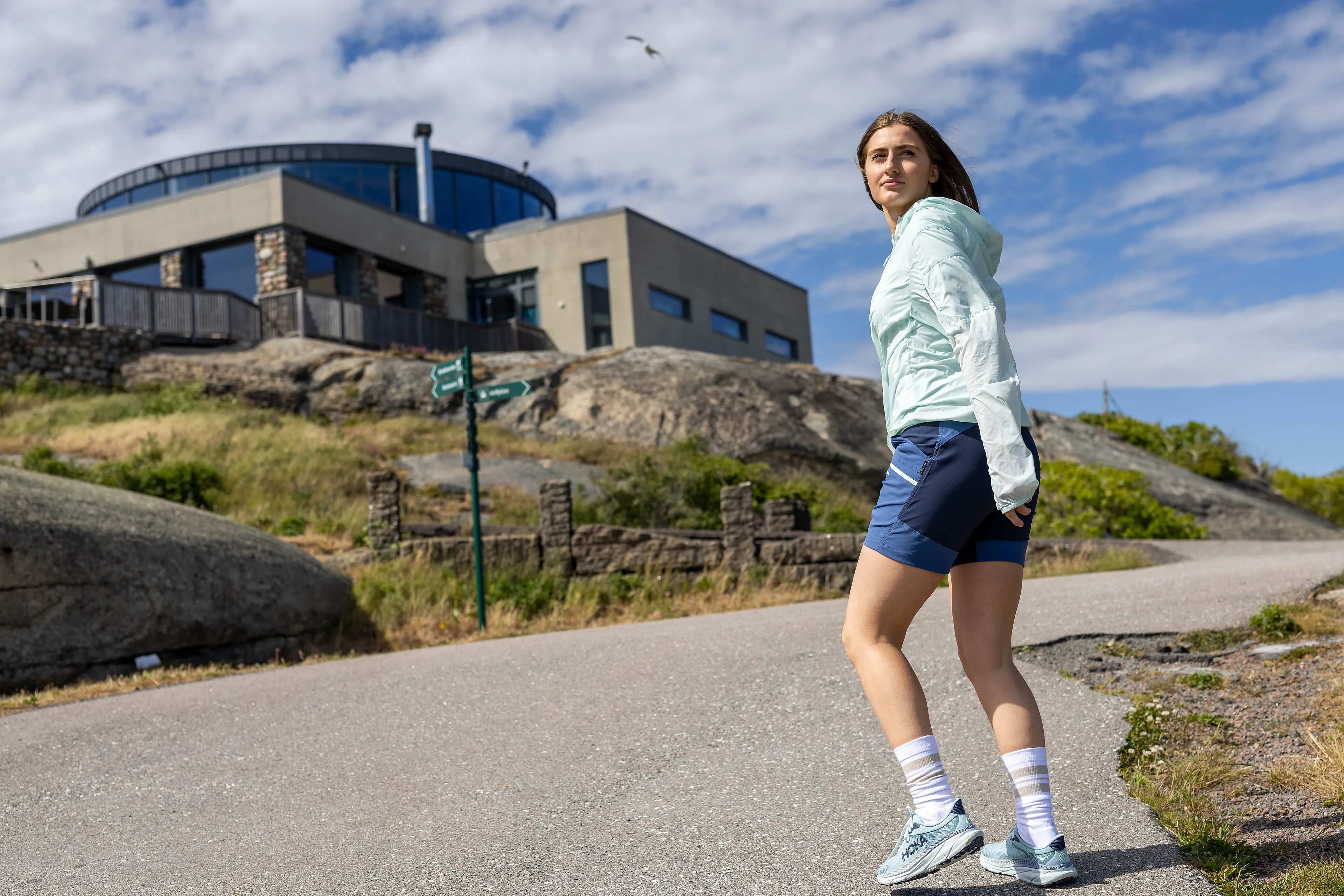 Vindjakke packable dame