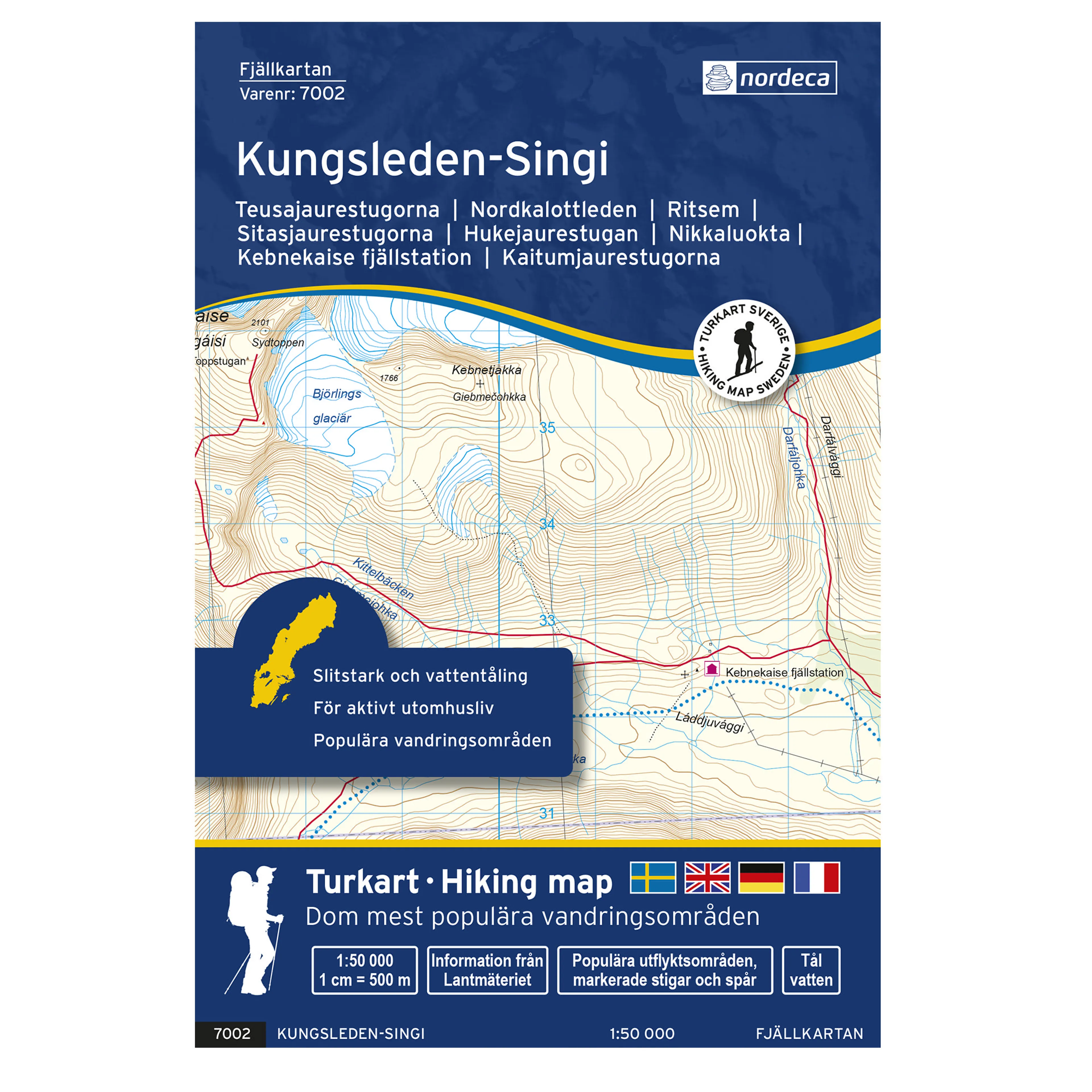 Kungsleden-Singi 1:50 000