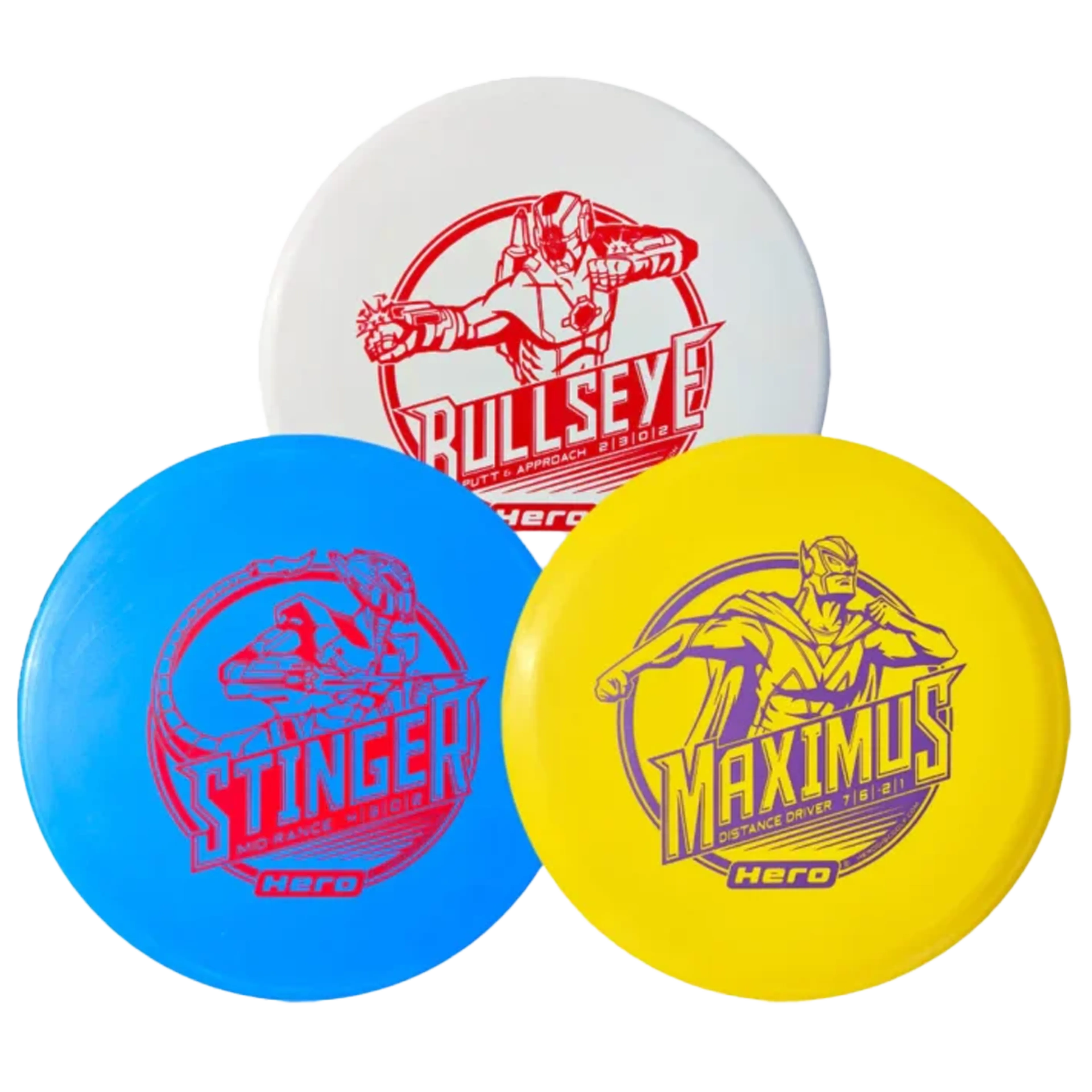 Hero 3 Disc Golf Starter Set