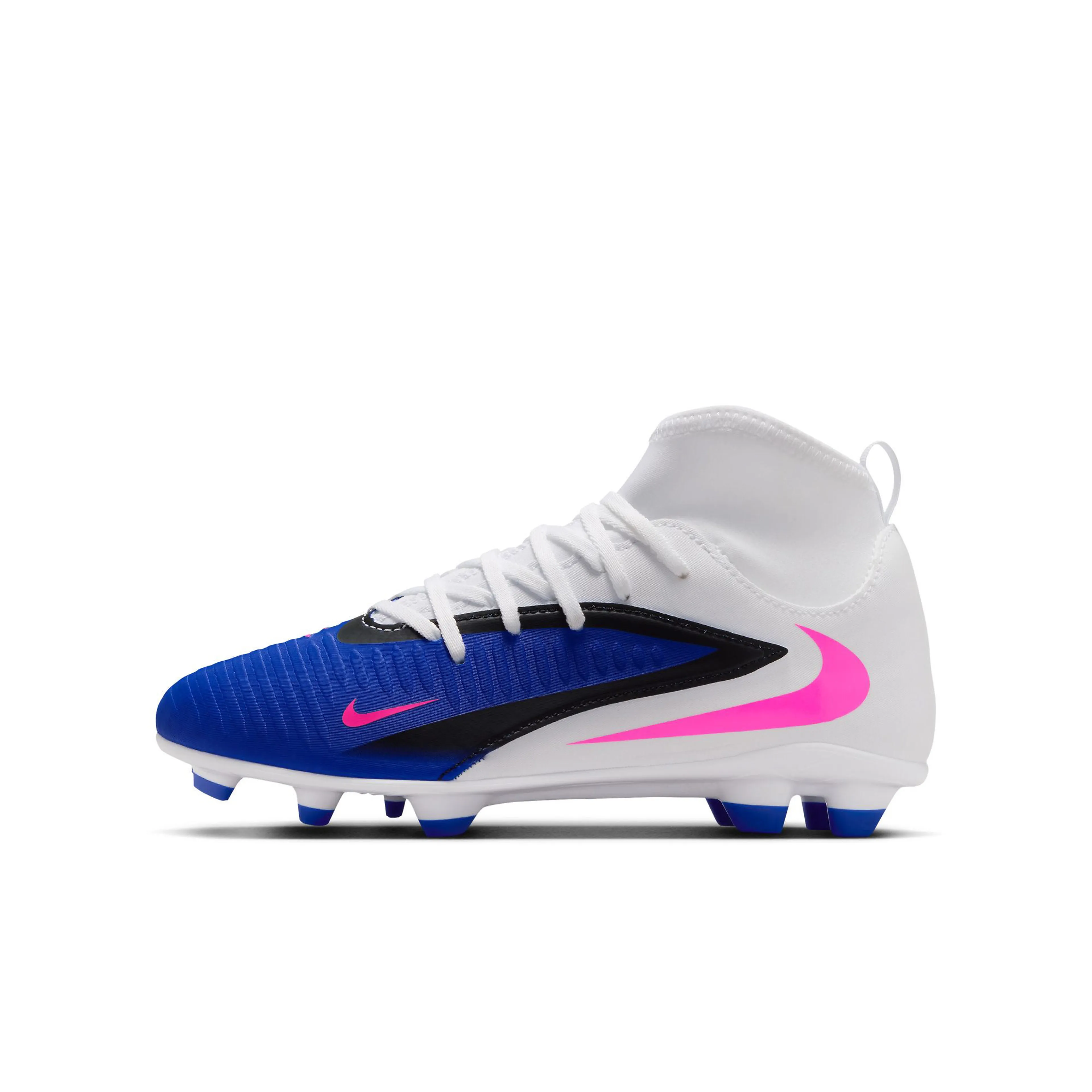 Jr. Phantom 6 High Club Big Kids' Multi-Ground Fotballsko Gress/Kunstgress
