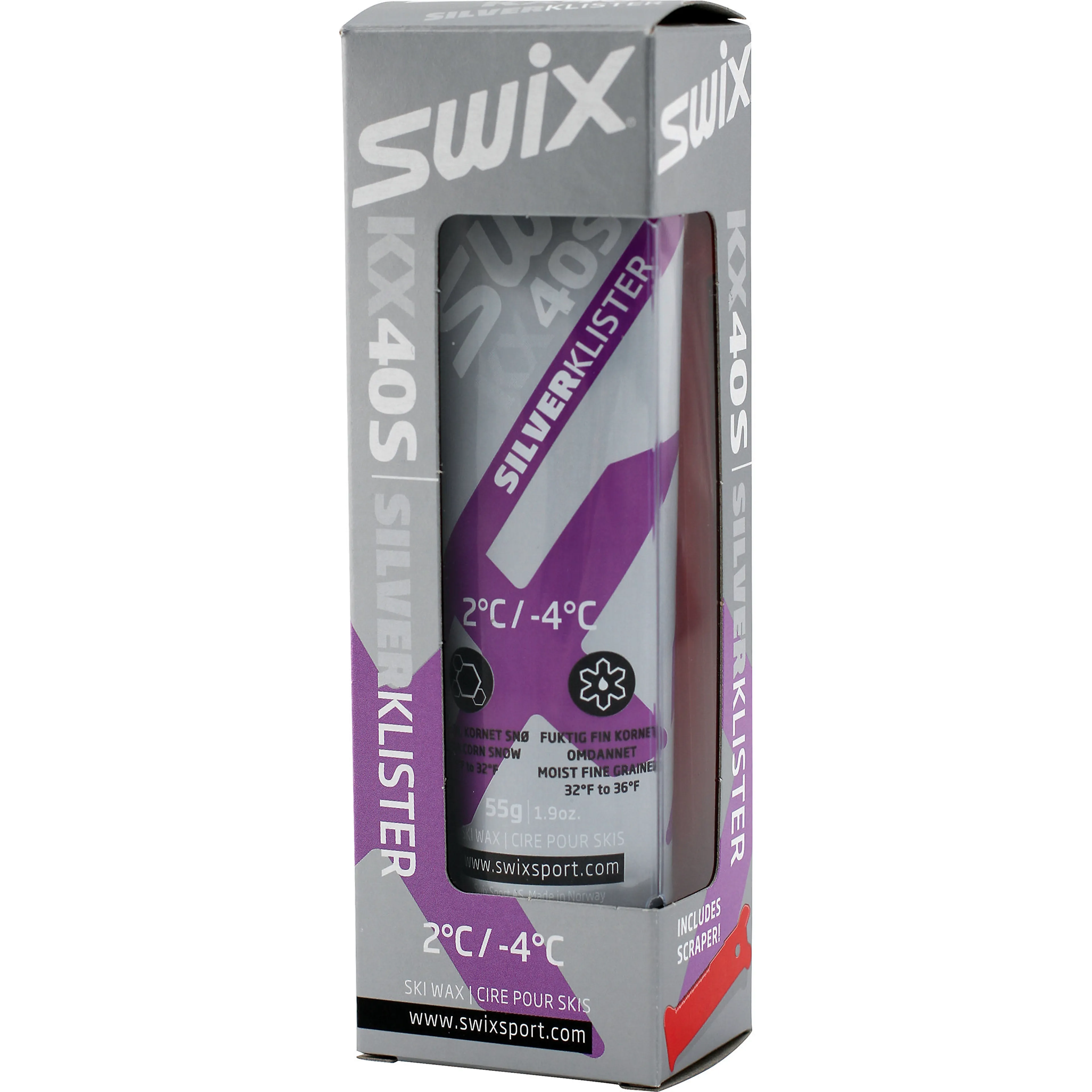 KX40S Silver Klister, -4°C to 2°C KX40S Silver Klister, -4°C to 2°C