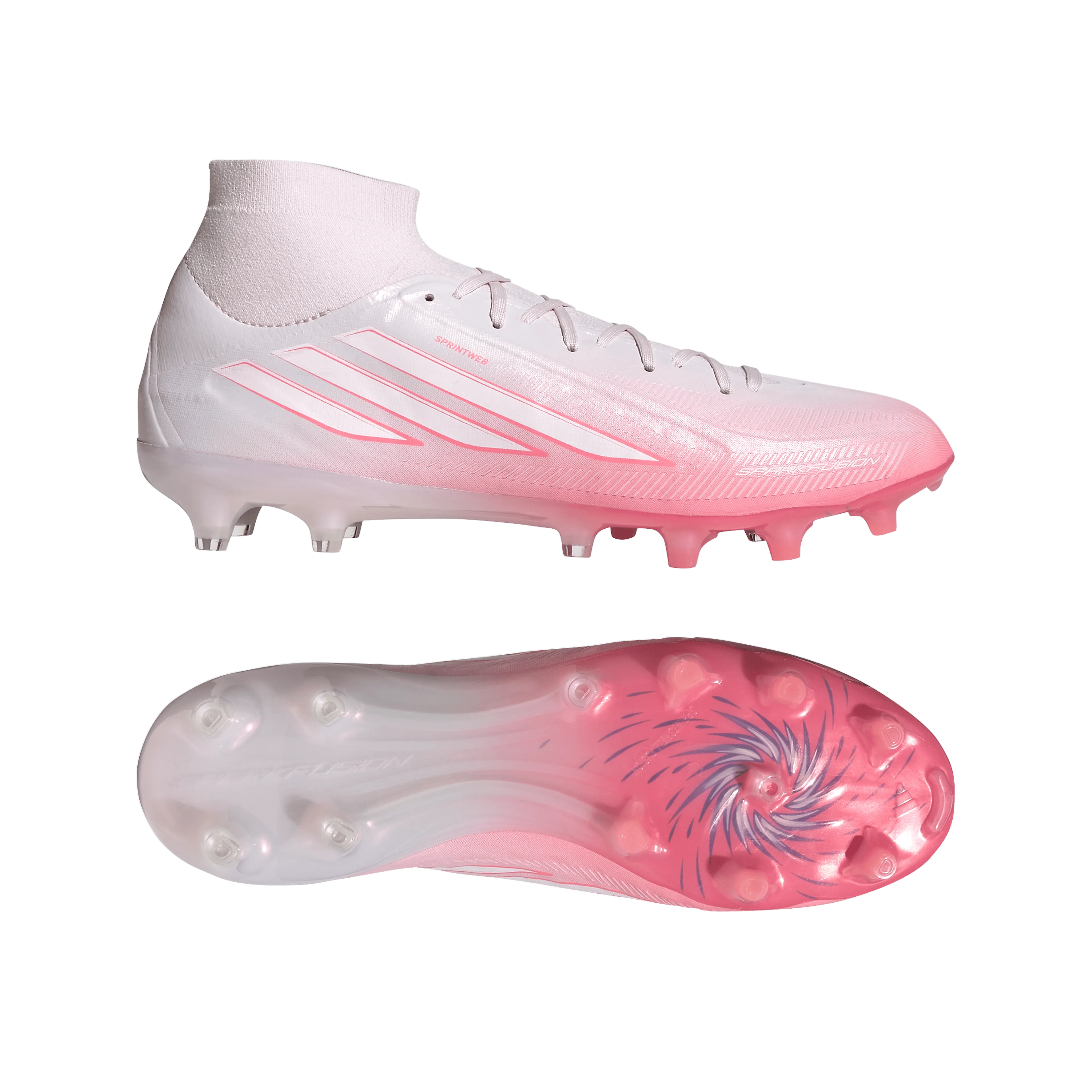 F50 SPARKFUSION PRO Mid Cut Firm Ground / Artificial Ground Fotballsko Gress/Kunstgress Dame