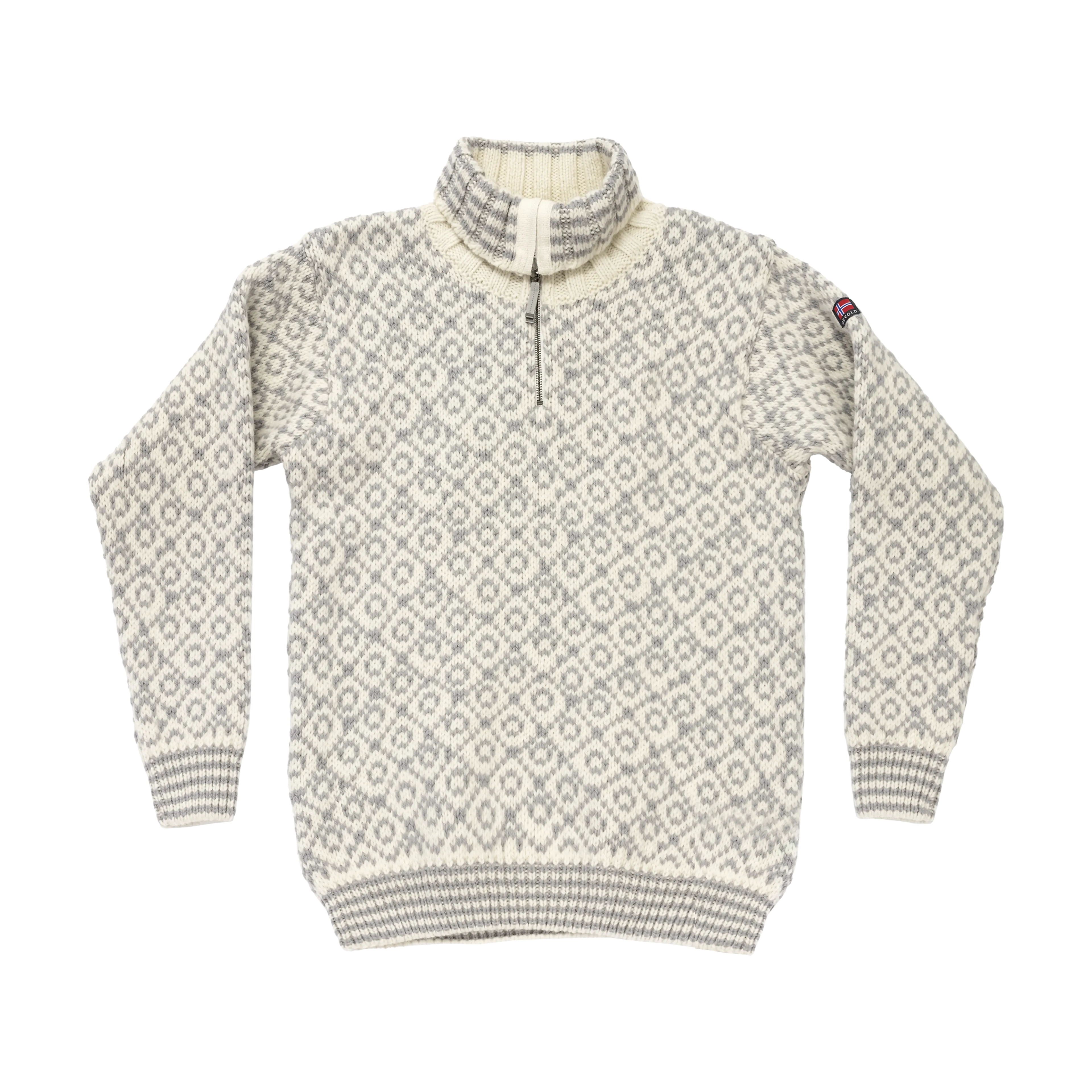 SVALBARD strikkegenser ZIP-NECK unisex