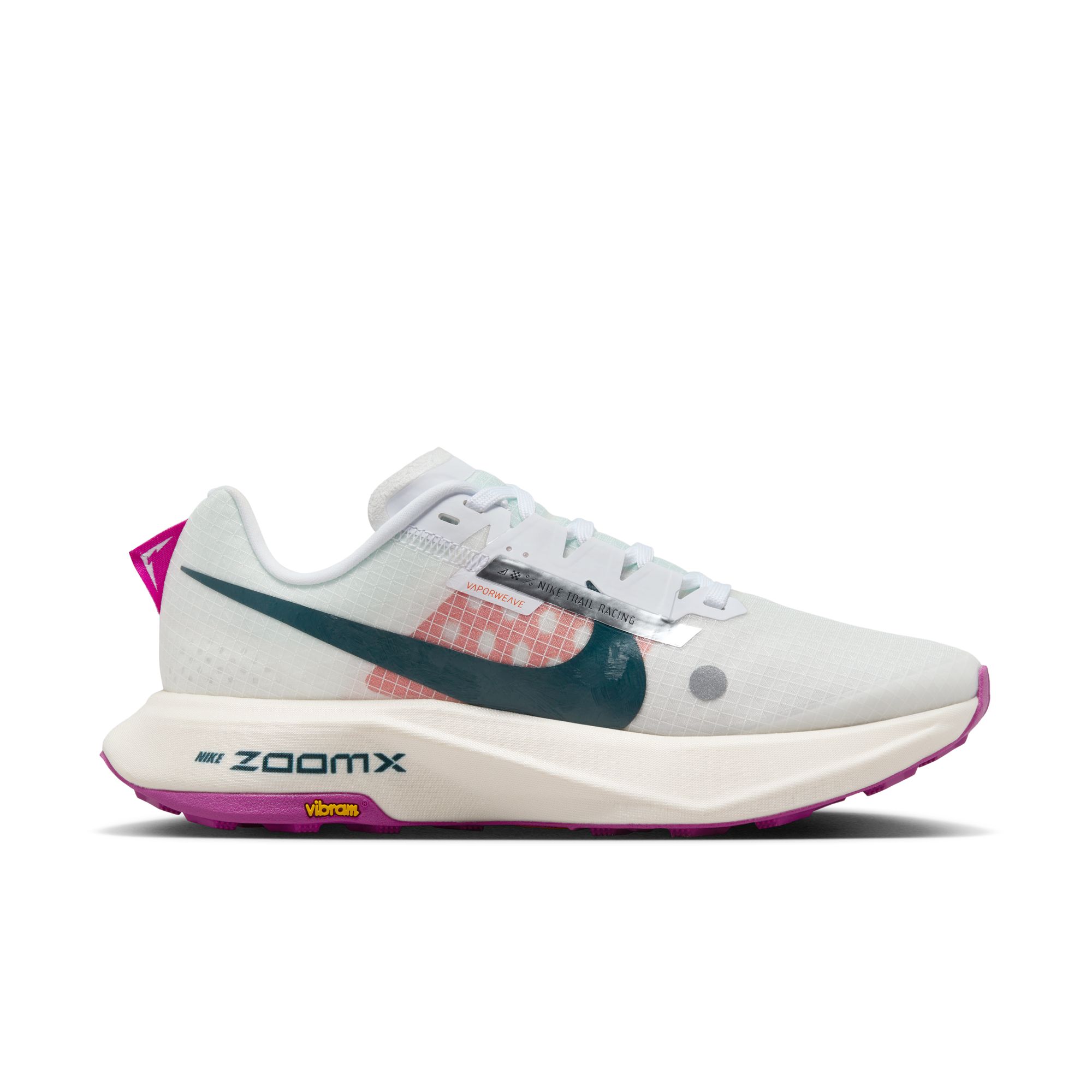 NIKE ZoomX Ultrafly Trail WHITE/DEEP JUNGLE-SAFETY ORANGE Dame