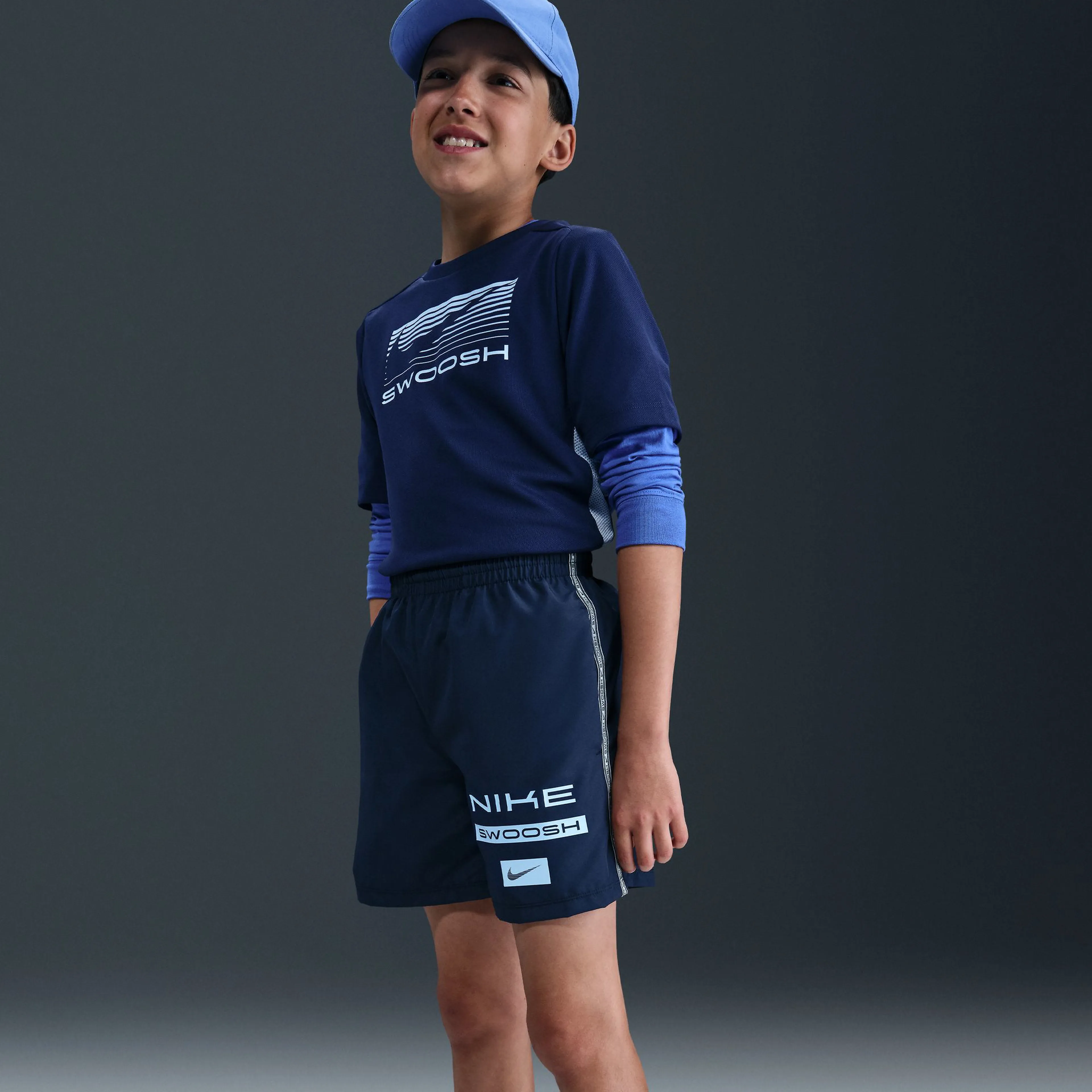 Multi Big Kids' Dri-FIT Woven Shorts