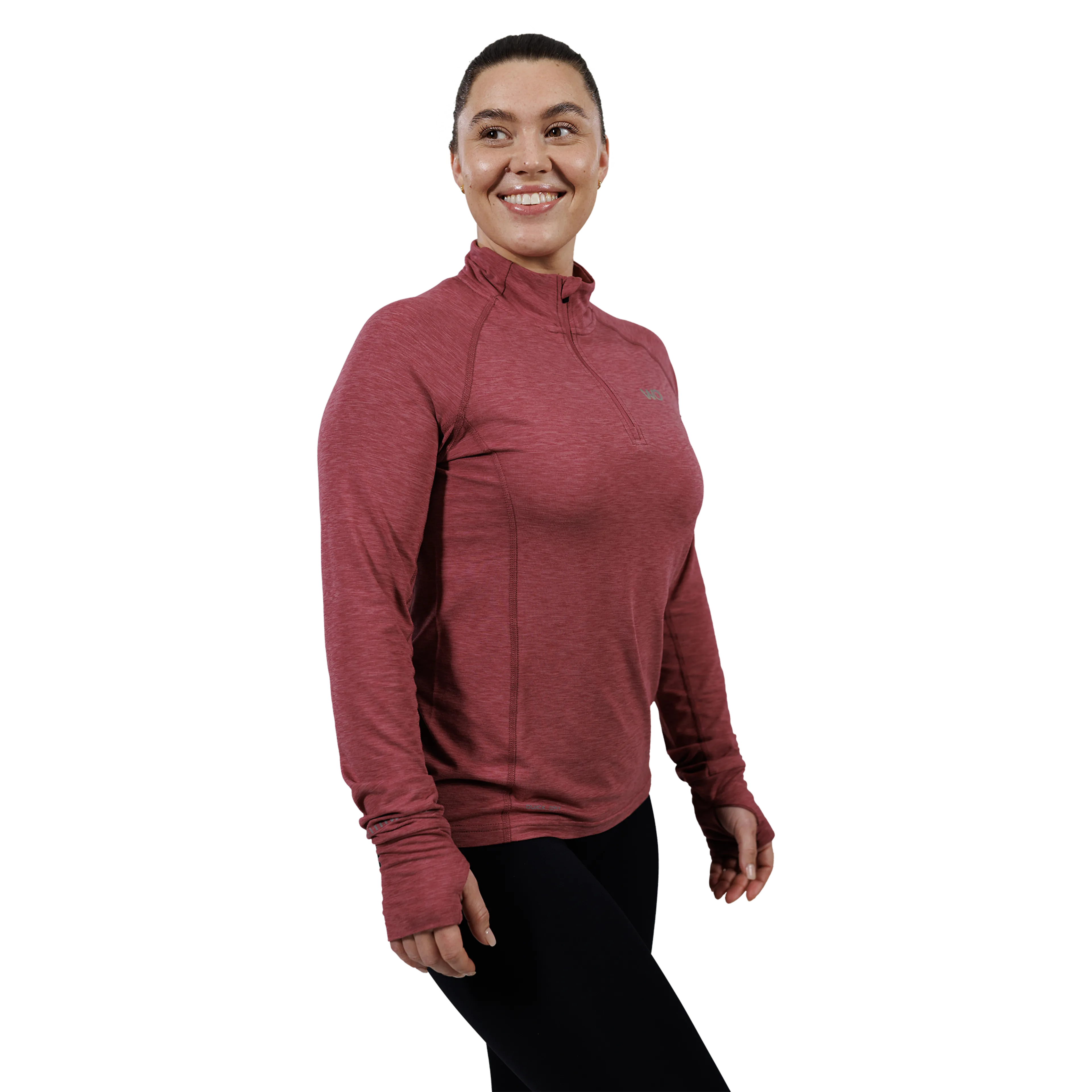 Wolling Melange Performance Midlayer Dame